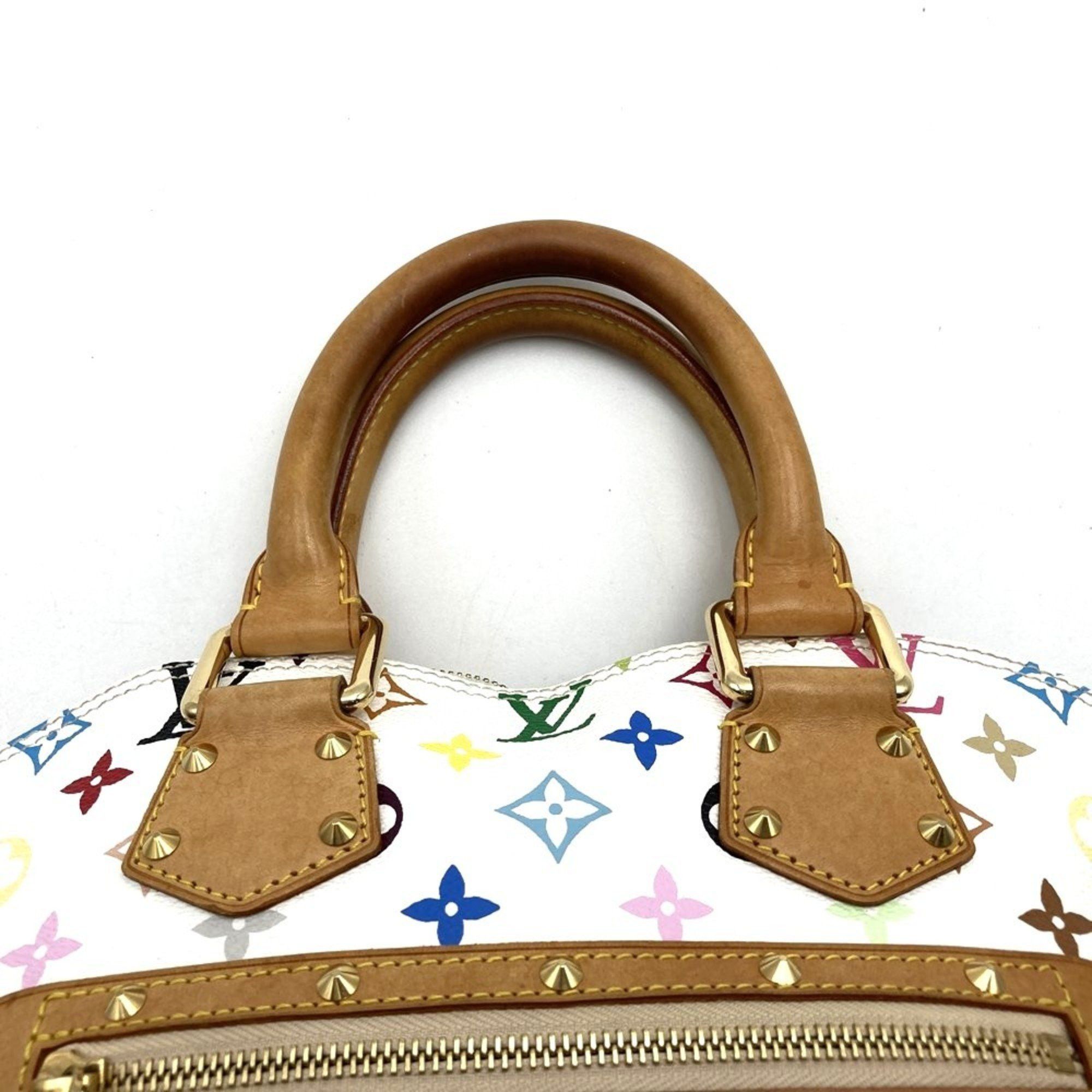 Louis Vuitton LOUIS VUITTON M92647 Alma (old) handbag, white, monogram multicolor Size ONE SIZE - 7 Thumbnail