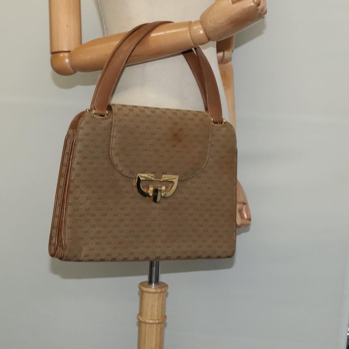 Gucci Gucci Micro Small GG Canvas handbag Size ONE SIZE - 12 Thumbnail