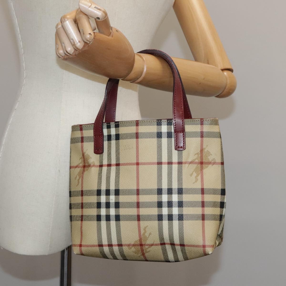 Burberry Burberry Haymarket handbag Size ONE SIZE - 14 Thumbnail