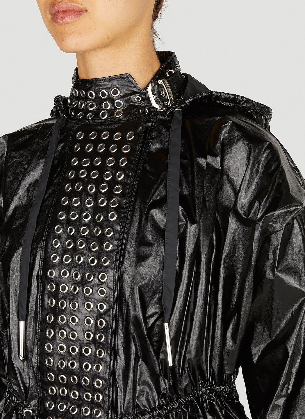 Paco Rabanne Eyelet Biker Jacket Size S / US 4 / IT 40 - 5 Thumbnail