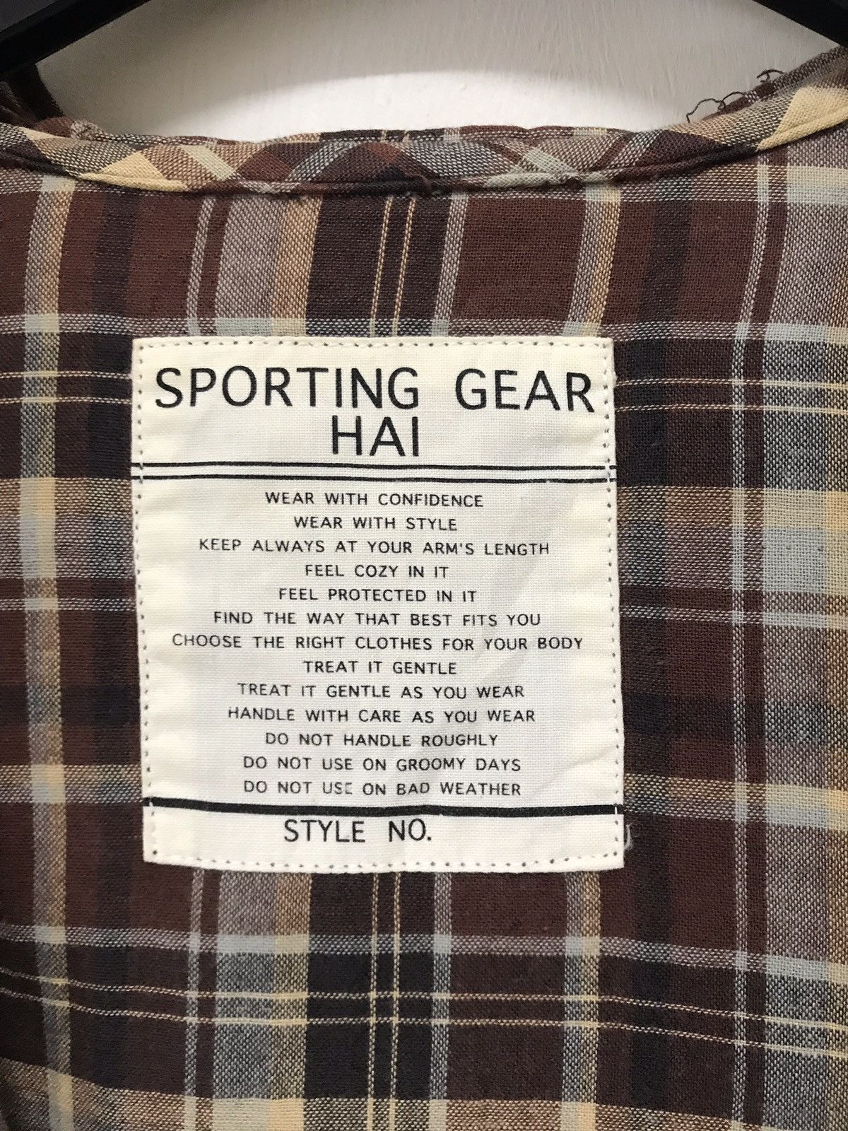 Hai Sporting Gear TARTAN CASUAL JAPAN DESIGN HAI SPORTING GEAR RARE Size US M / EU 48-50 / 2 - 4 Thumbnail