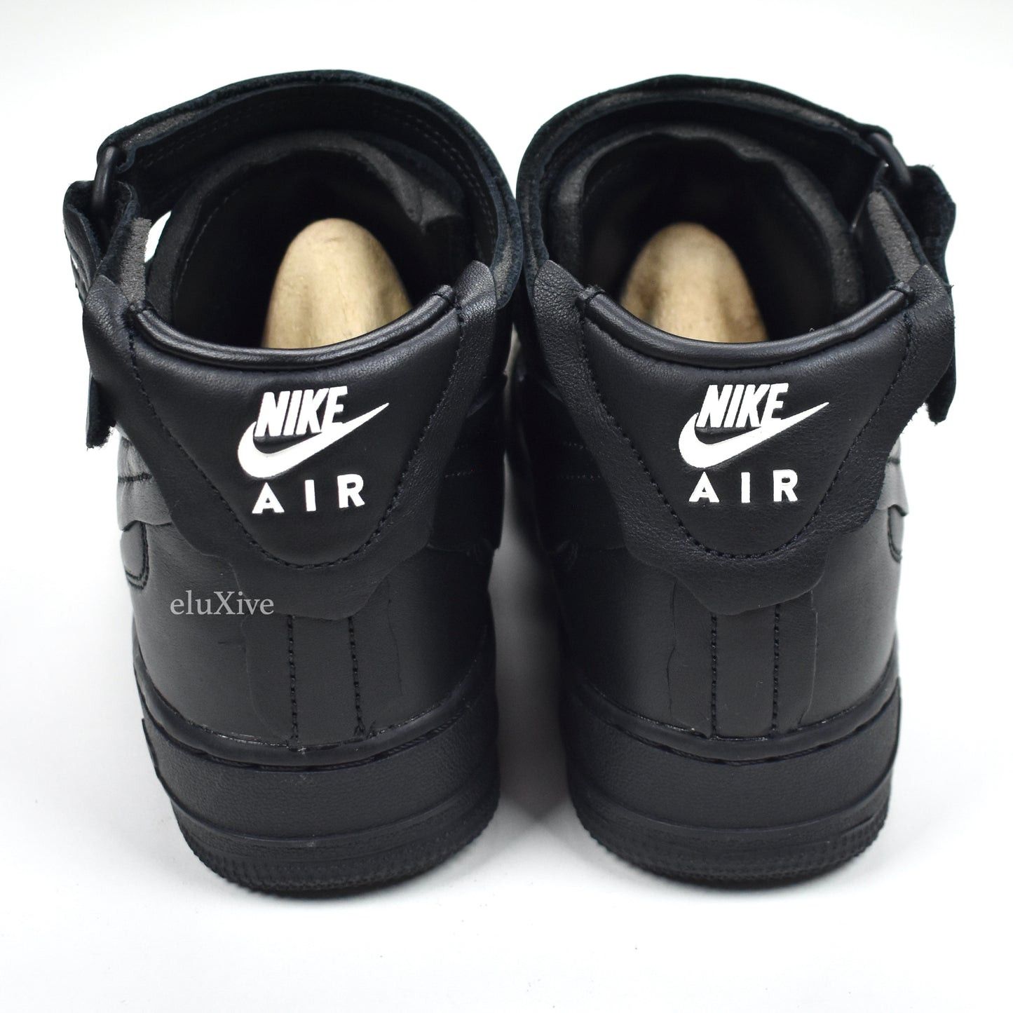 Comme des Garcons × Nike Comme des Garcons Nike Air Force 1 Mid CDG Black Size US 7.5 / EU 40-41 - 6 Thumbnail