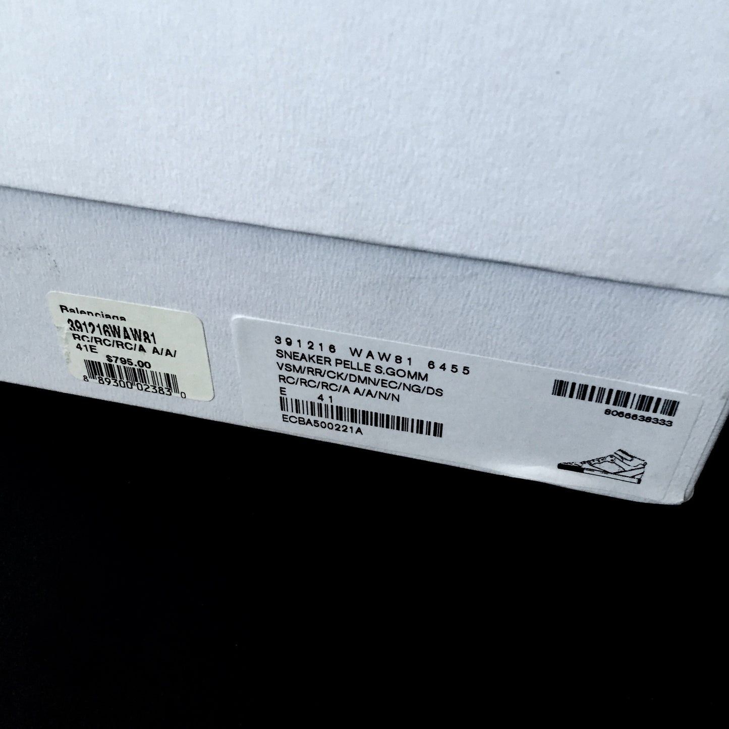Balenciaga Balenciaga Red/Navy Multi Material Mid Top Sneakers NEW Size US 8 / EU 41 - 11 Thumbnail