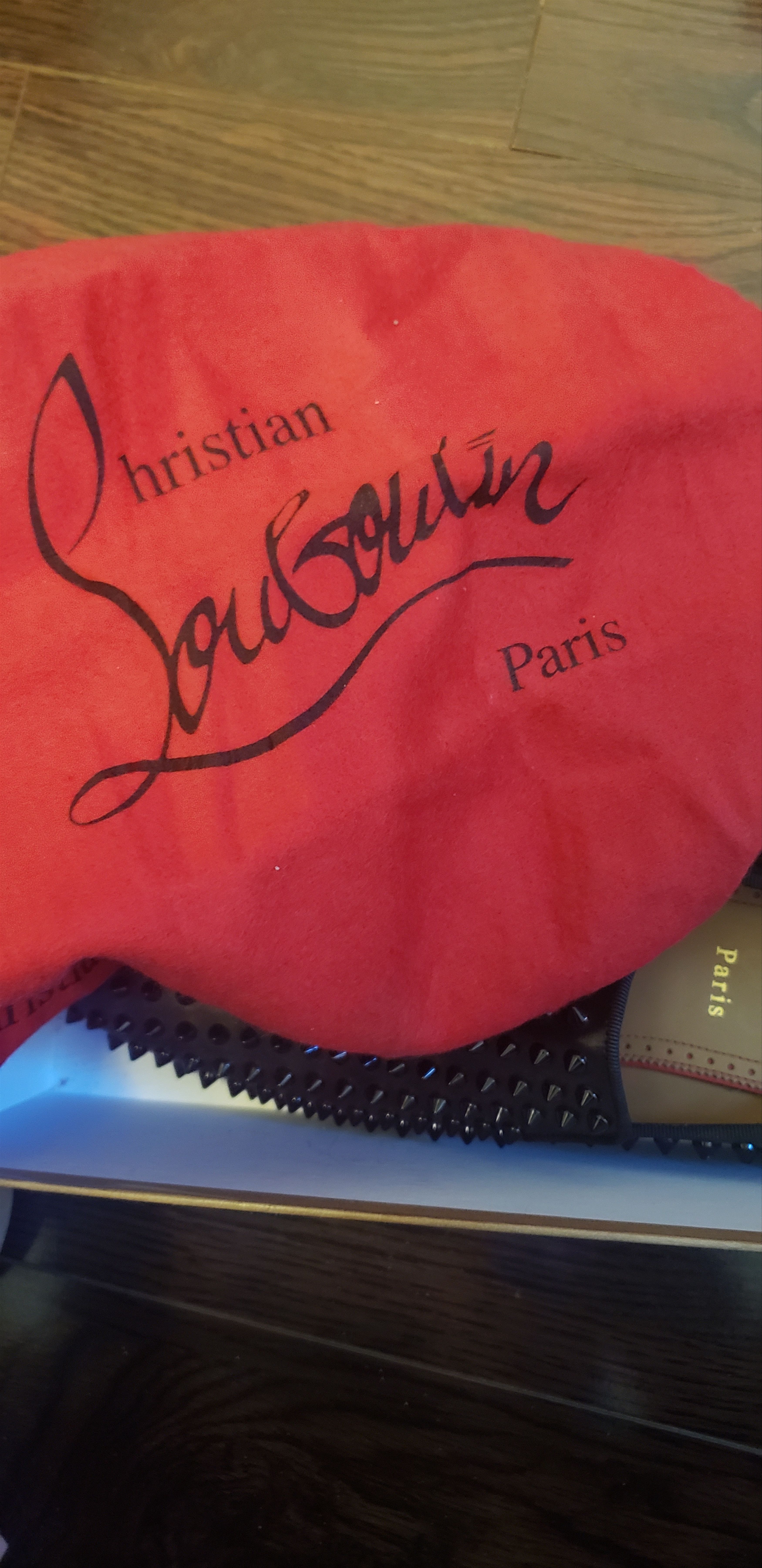 Christian Louboutin Christian Louboutin Dandelion Spikes Flat Calf Lux/GG Size US 9 / EU 42 - 5 Thumbnail