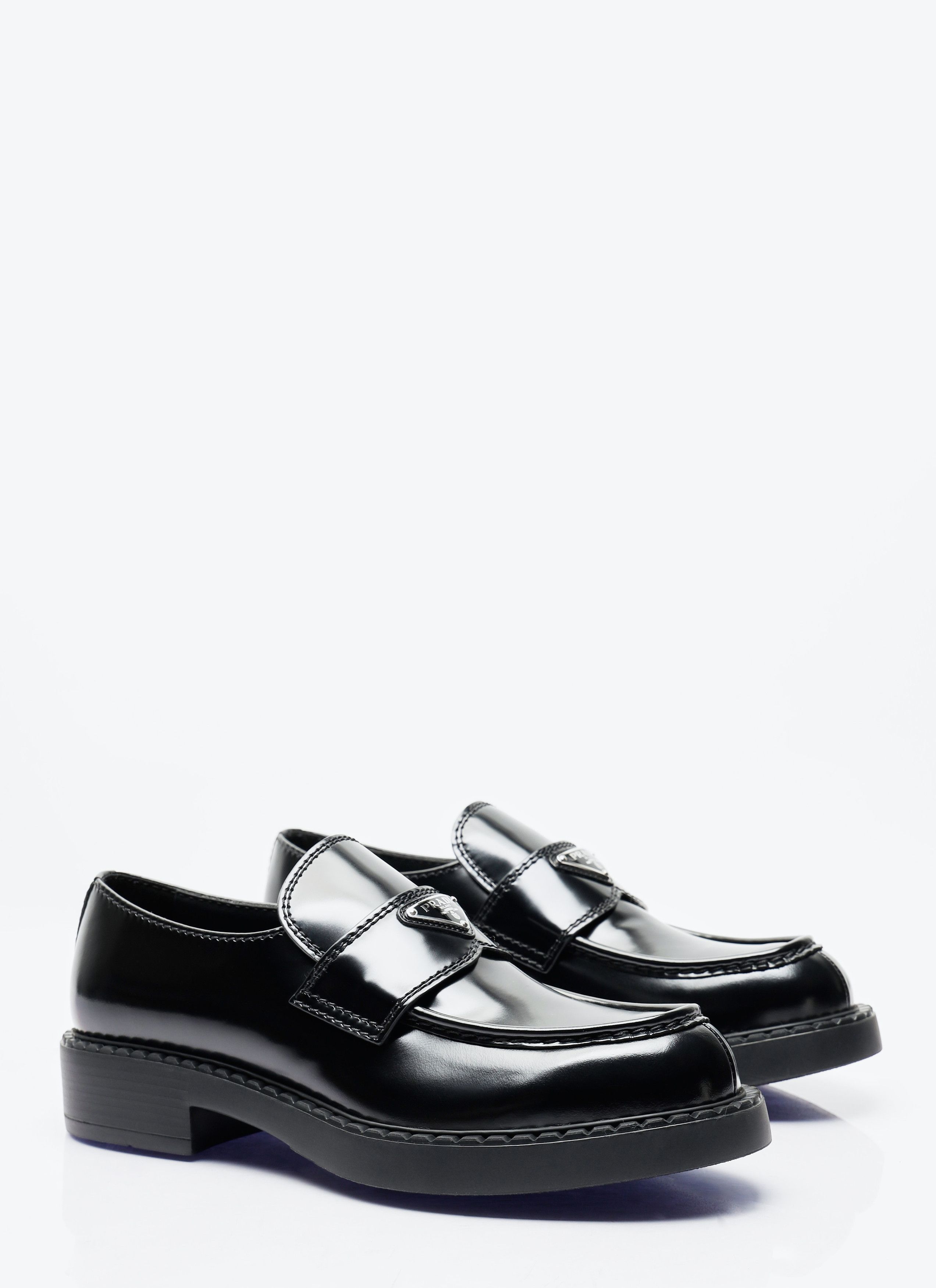 Prada Chocolate Loafers Size US 11 / EU 44 - 3 Thumbnail