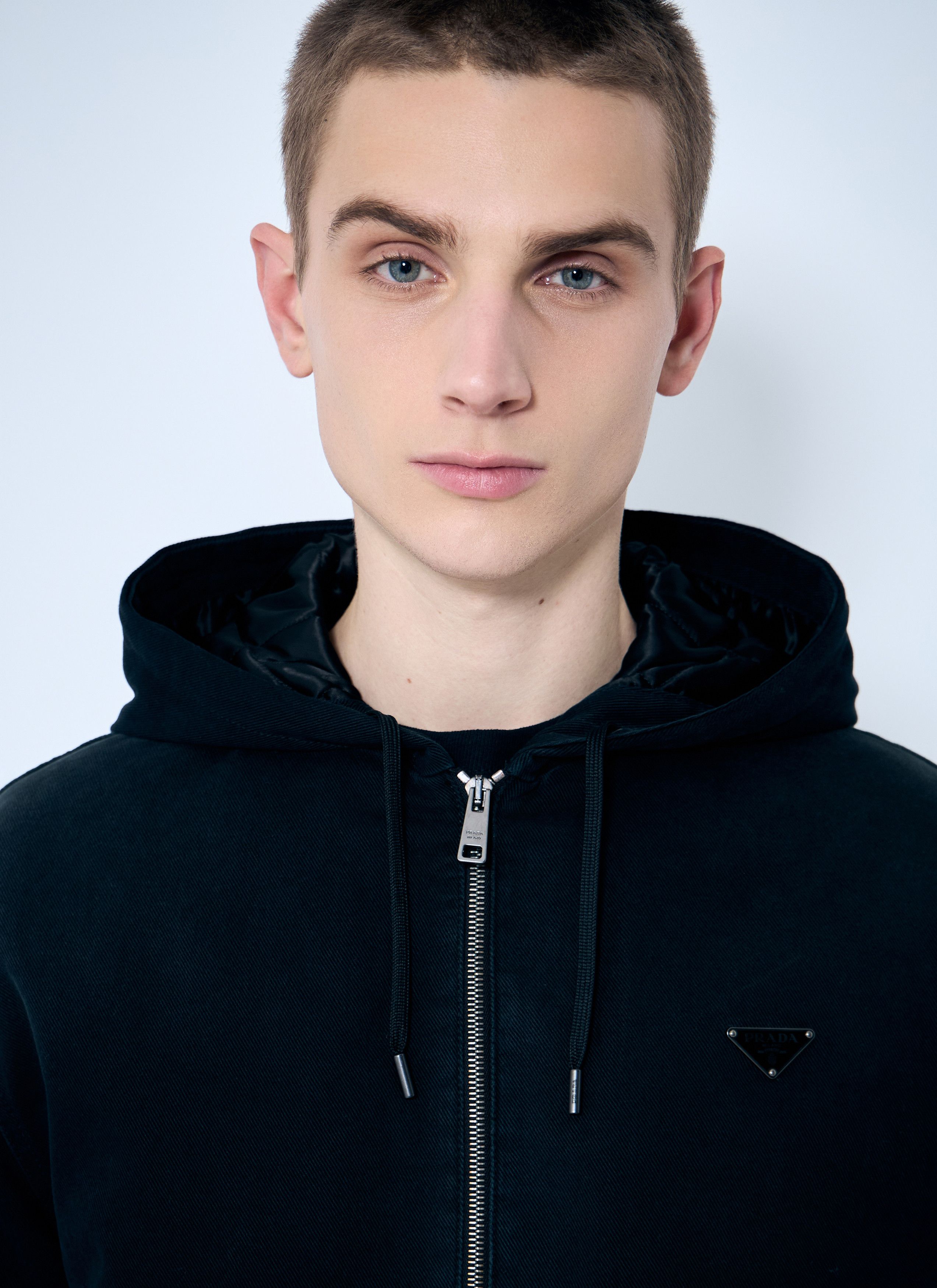 Prada Denim Hooded Jacket Size US L / EU 52-54 / 3 - 5 Thumbnail