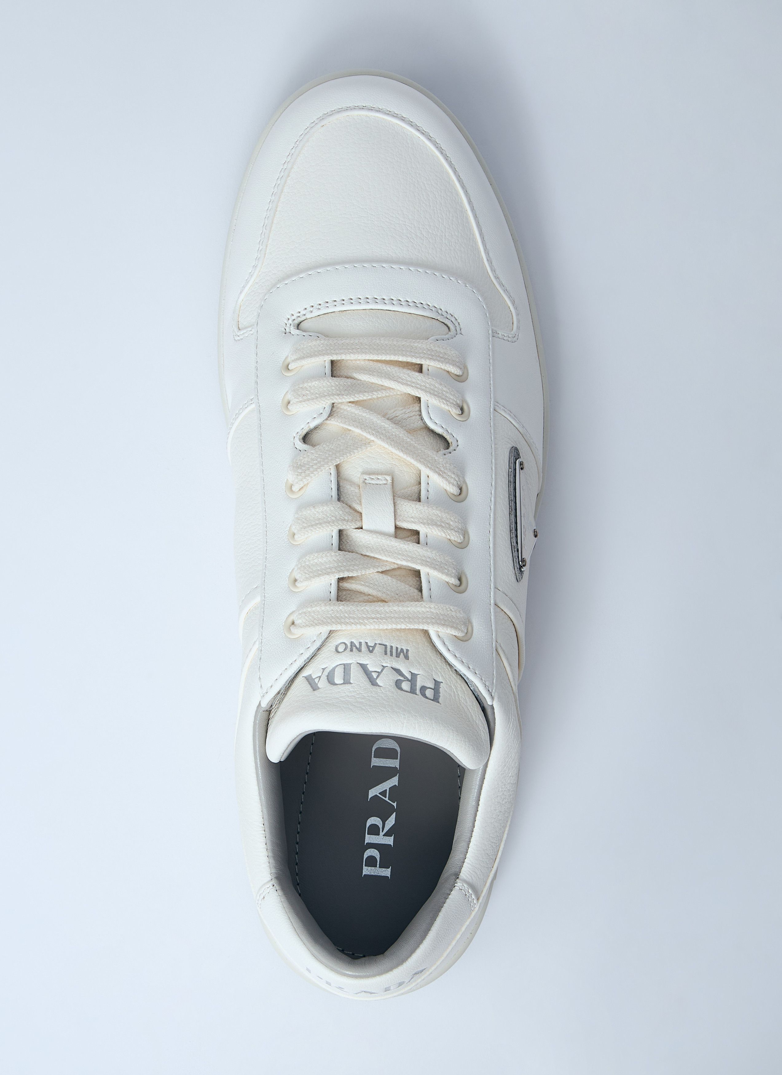 Prada Leather Low-Top Sneakers Size US 11 / EU 44 - 6 Thumbnail