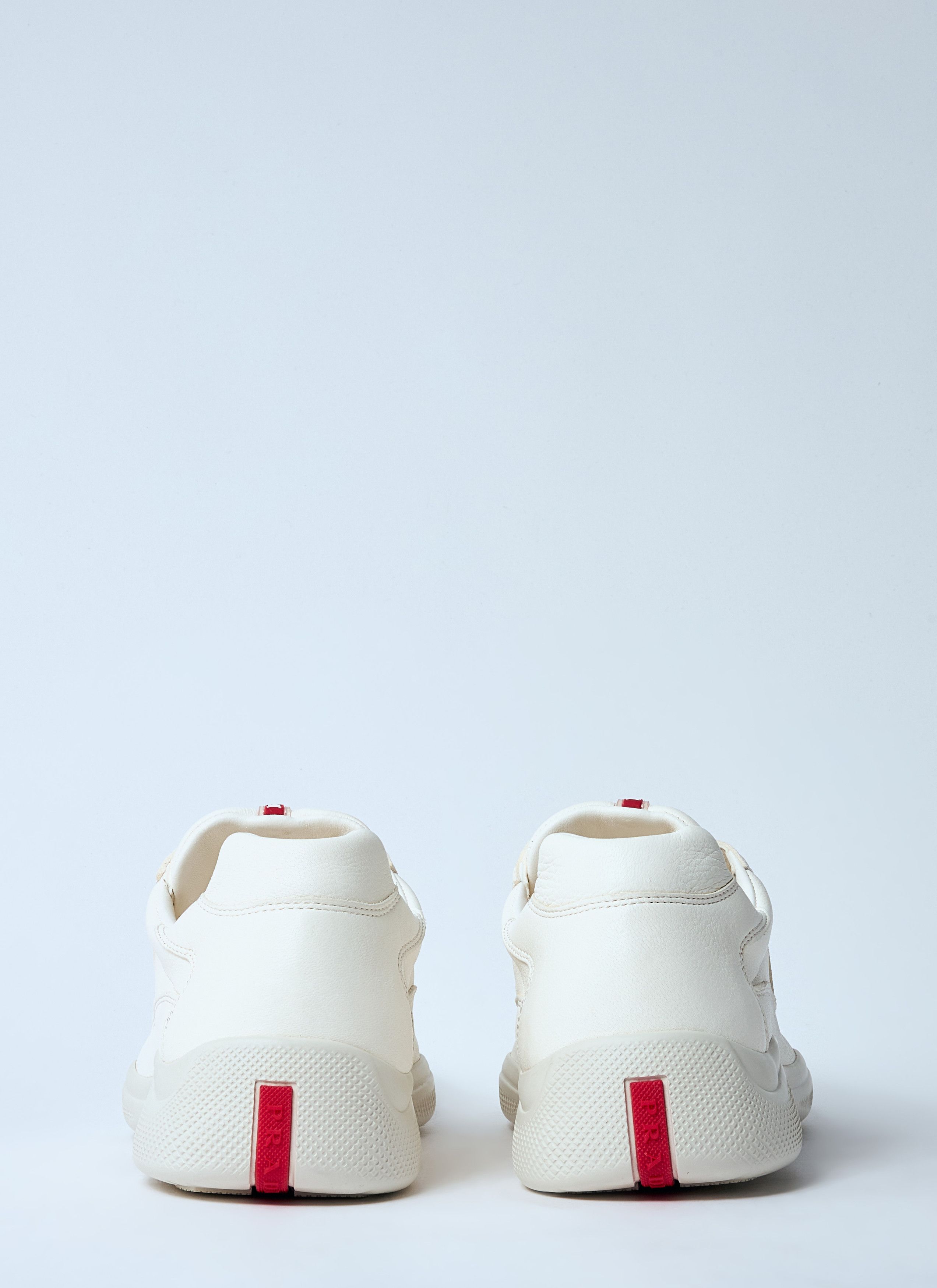 Prada Leather Low-Top Sneakers Size US 13 / EU 46 - 5 Thumbnail