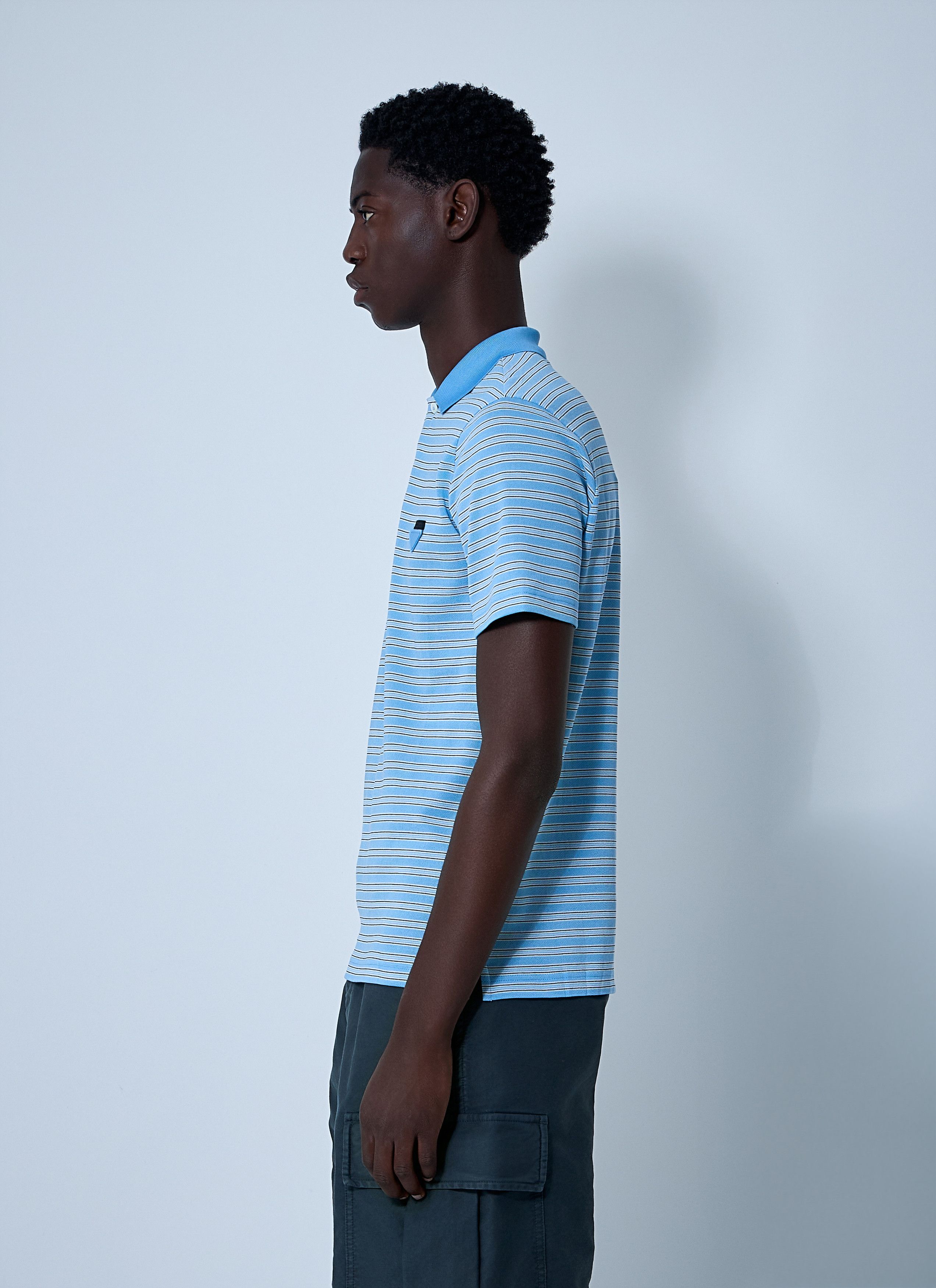 Prada Logo Motif Polo Shirt Size US XL / EU 56 / 4 - 3 Thumbnail