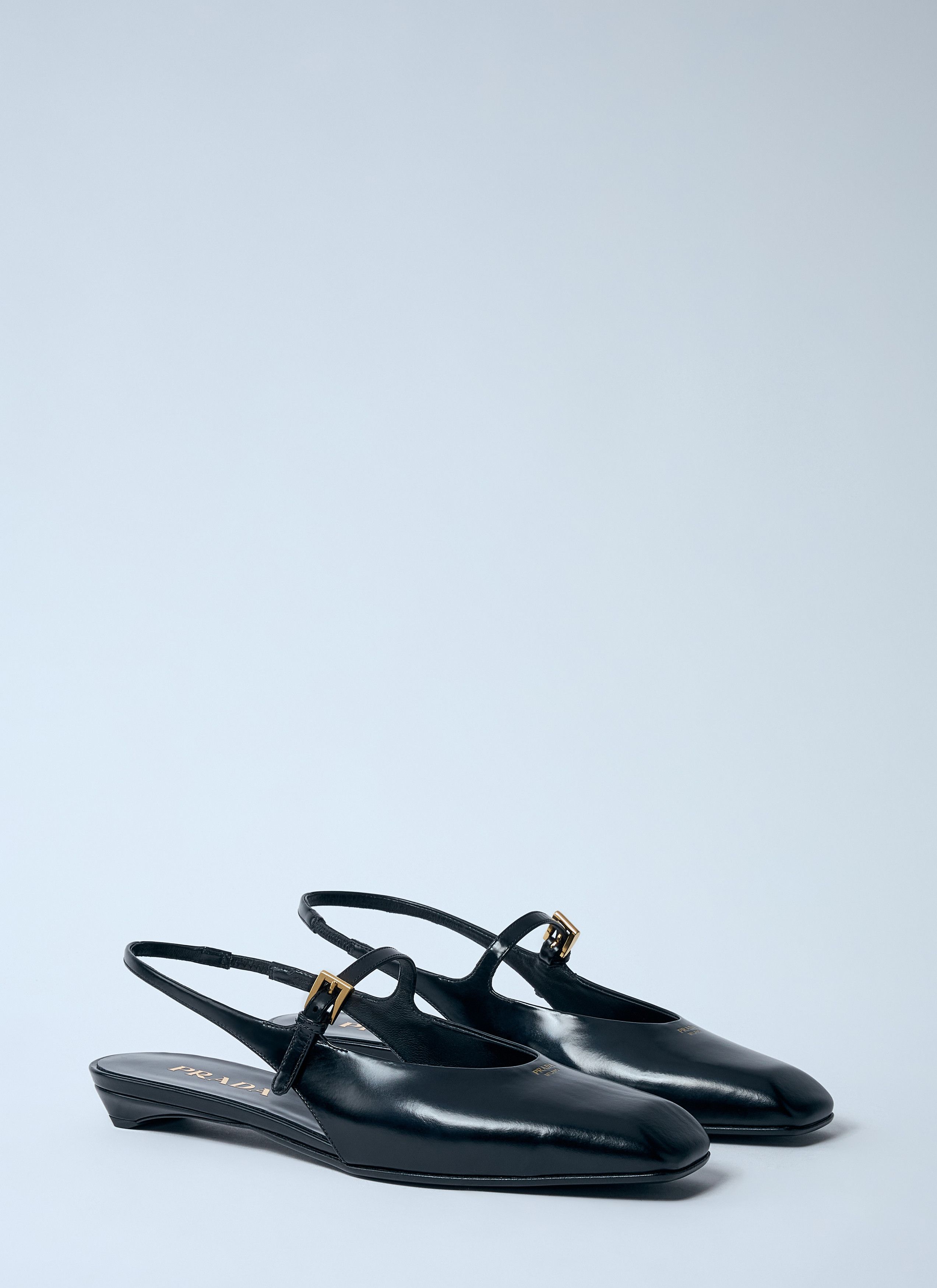 Prada Leather Slingback Ballerina Pumps Size US 8 / IT 38 - 2 Thumbnail