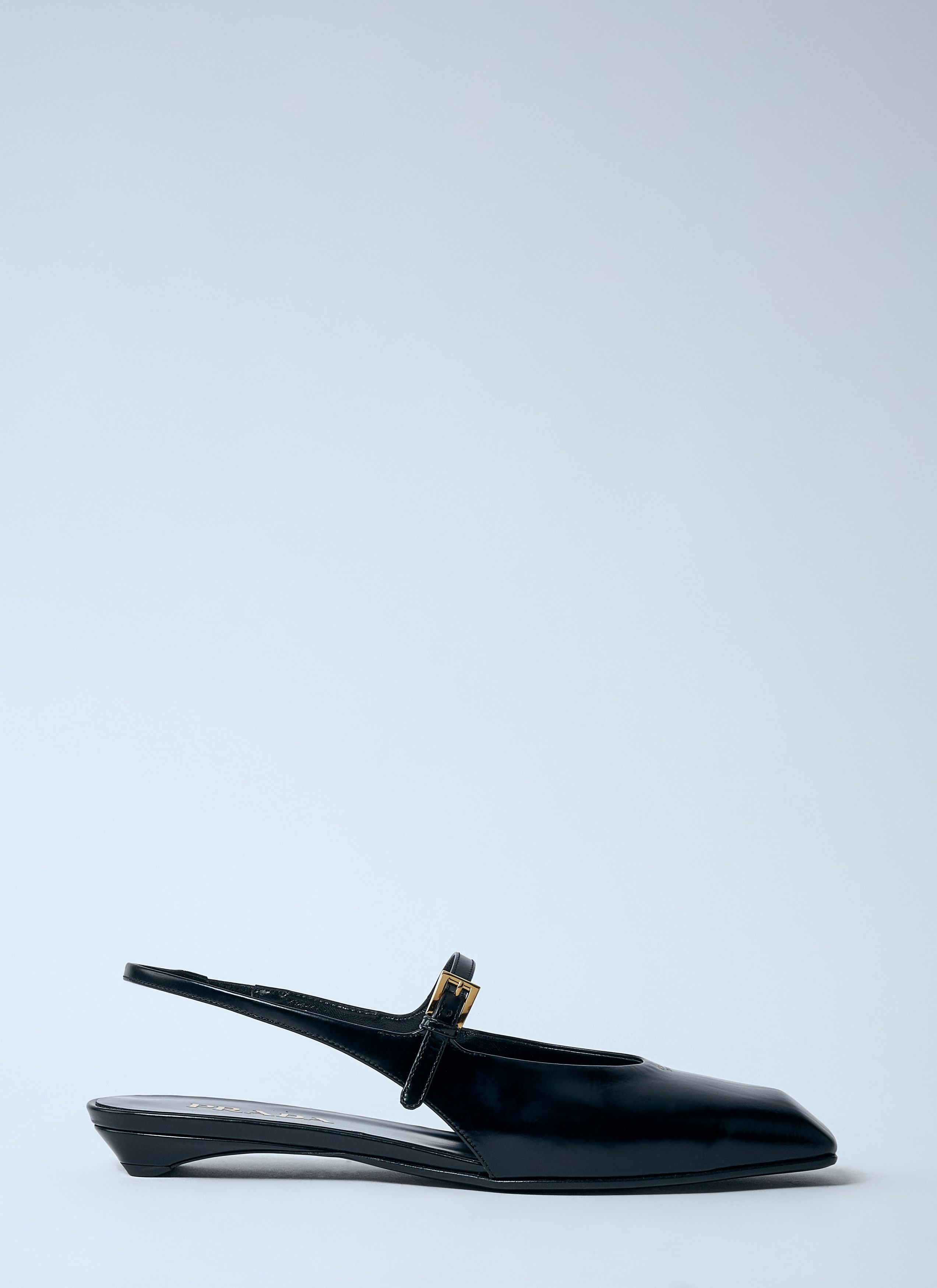 Prada Leather Slingback Ballerina Pumps Size US 8 / IT 38 - 7 Thumbnail