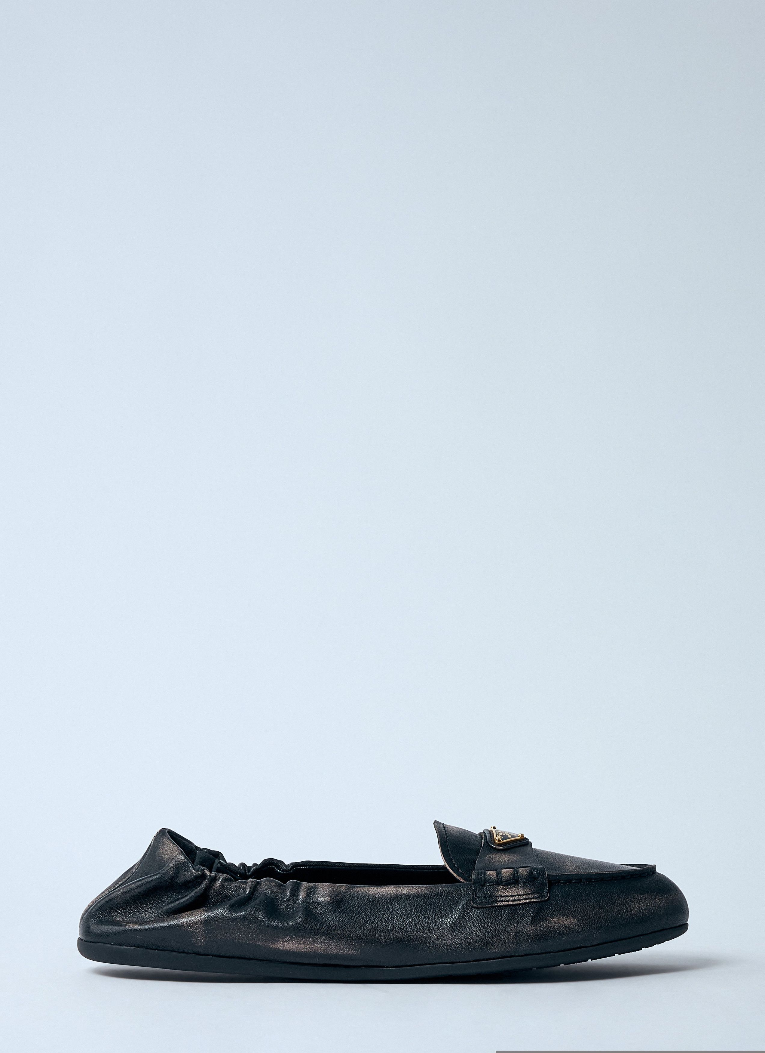 Prada Logo Plaque Loafters Size US 7 / IT 37 - 7 Thumbnail