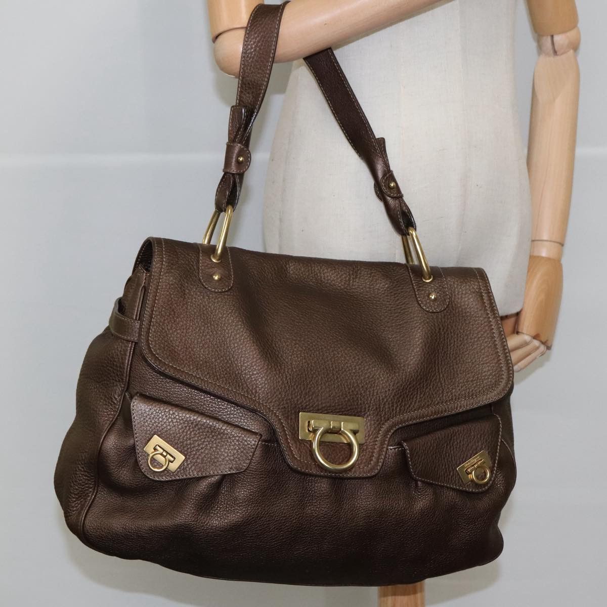 Salvatore Ferragamo Salvatore Ferragamo Gancini shoulder Size ONE SIZE - 11 Thumbnail
