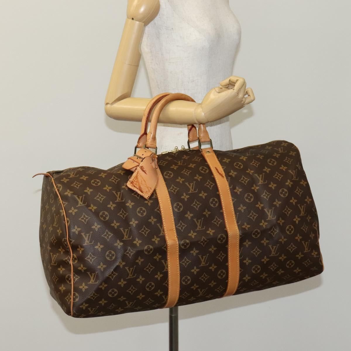 Louis Vuitton Louis Vuitton Keepall 55 travel Size ONE SIZE - 16 Thumbnail