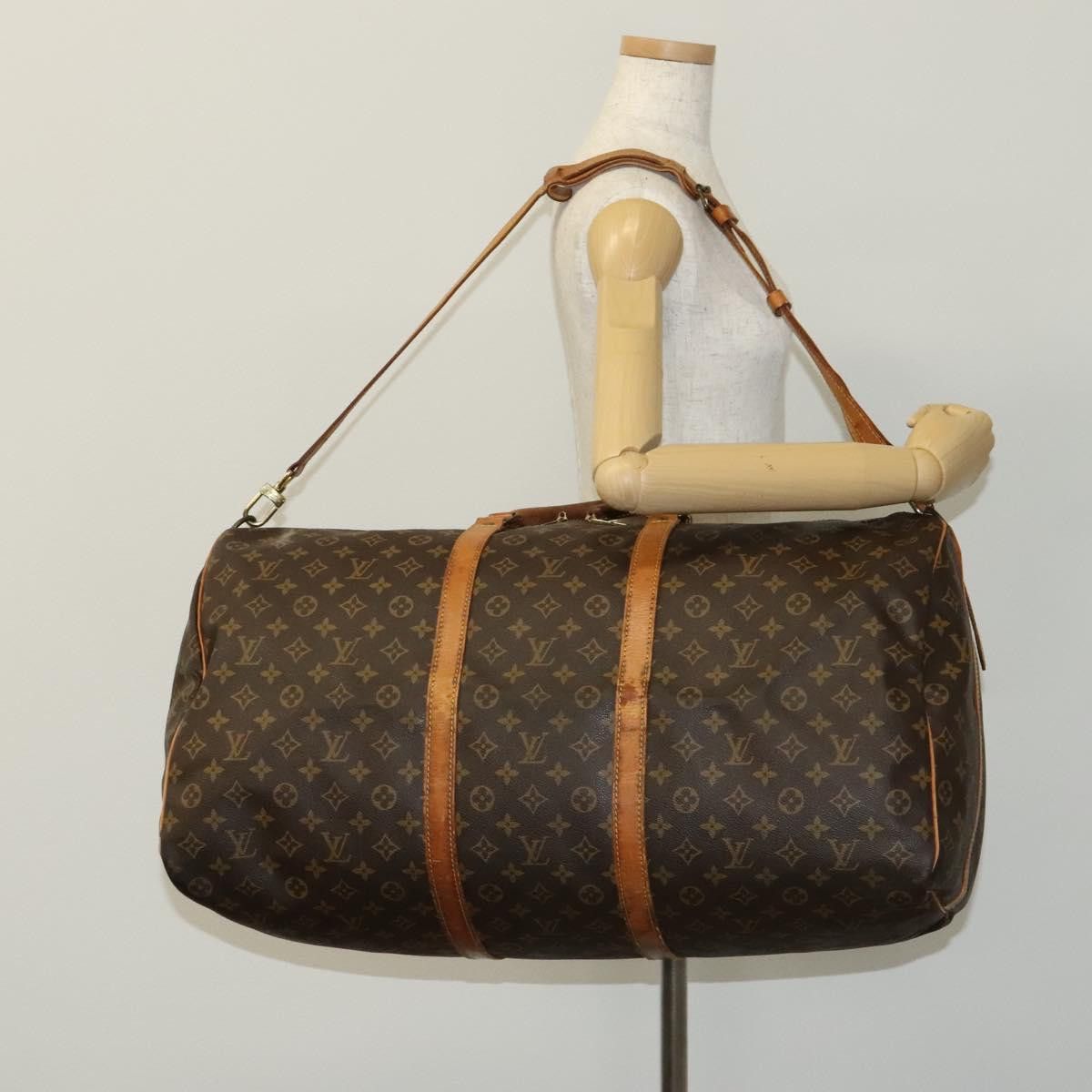 Louis Vuitton Louis Vuitton Keepall Bandoulière 60 travel Size ONE SIZE - 17 Thumbnail