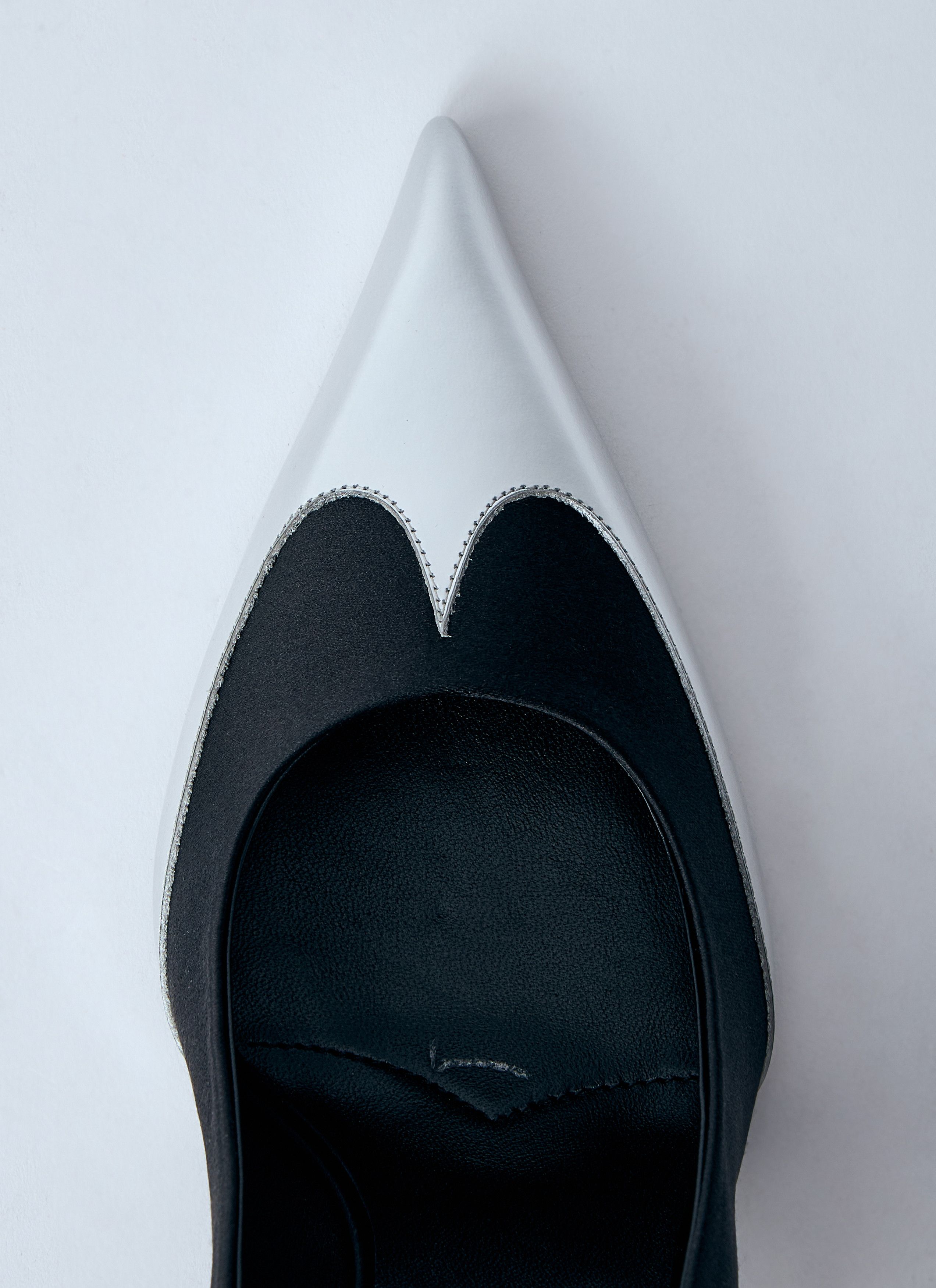 Prada Satin And Metallic Heeled Pumps Size US 8 / IT 38 - 6 Thumbnail