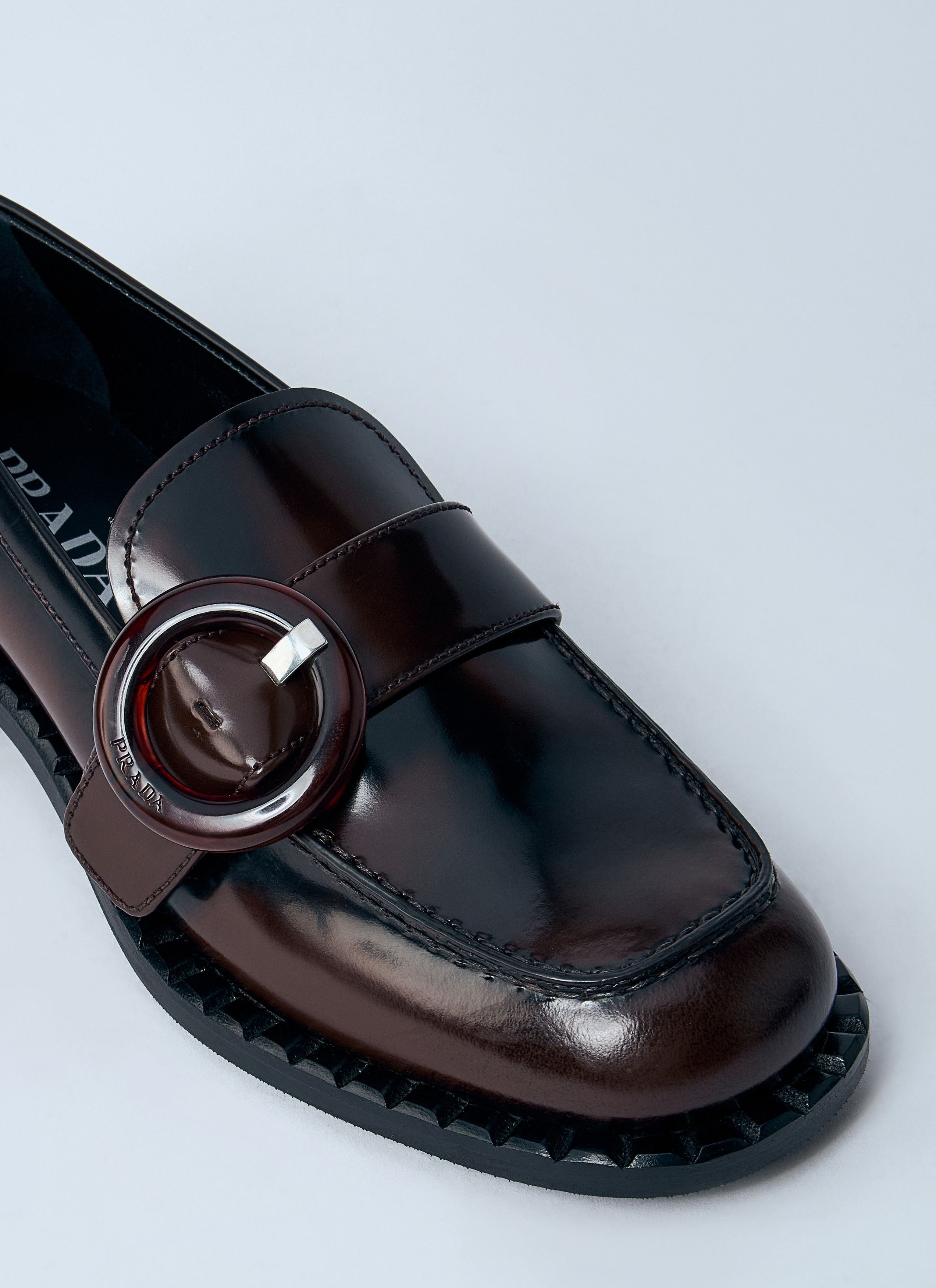 Prada Sienna Loafers Size US 7 / IT 37 - 3 Thumbnail