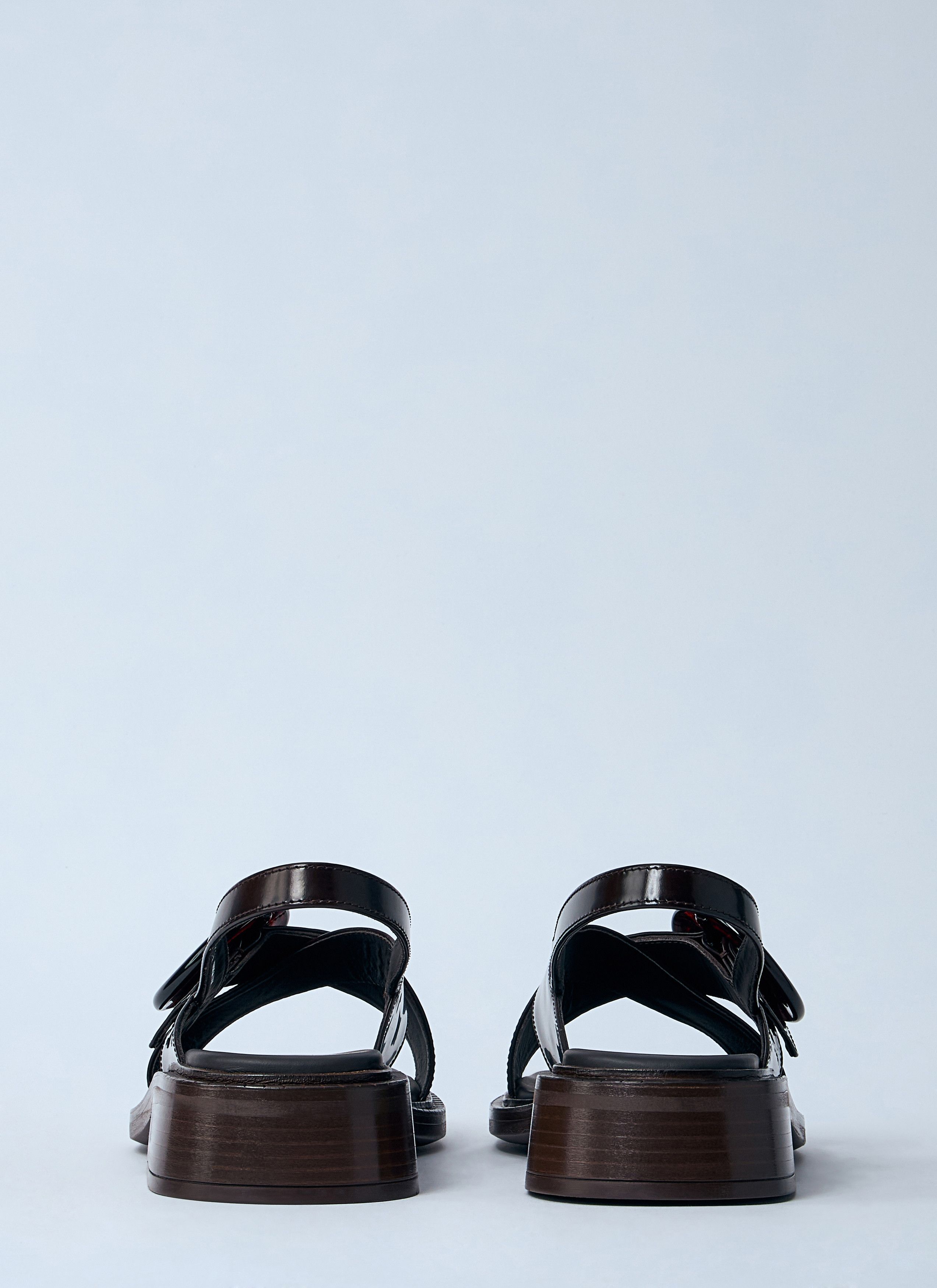 Brushed Leather Sandals