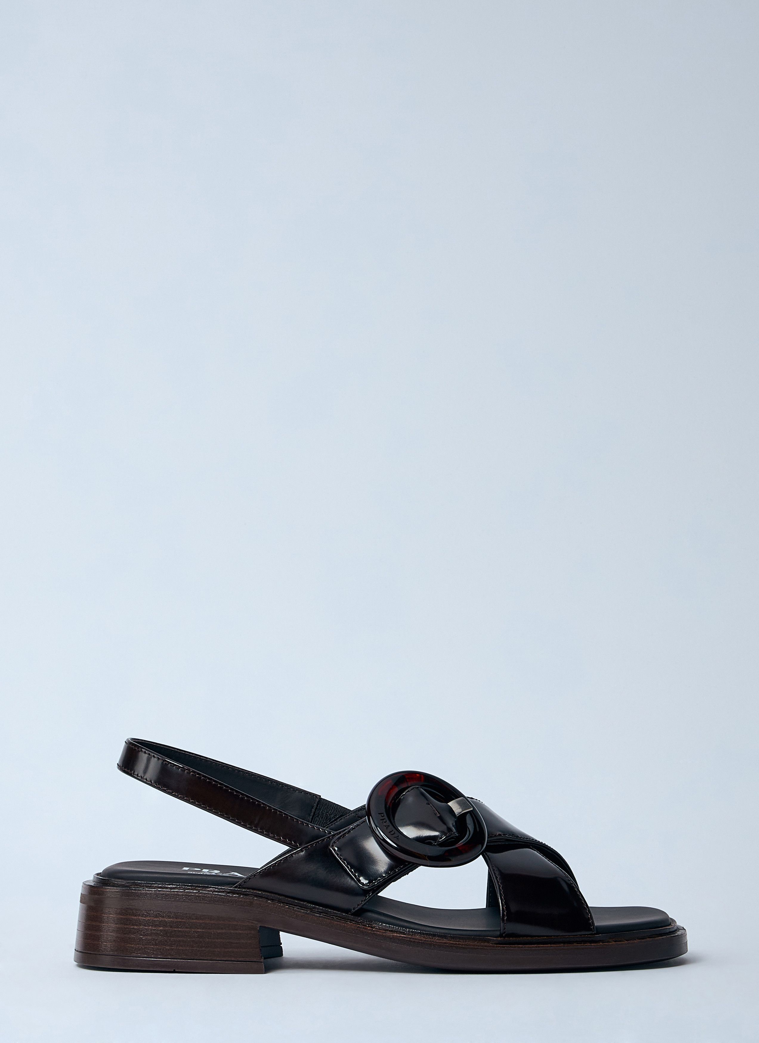 Brushed Leather Sandals