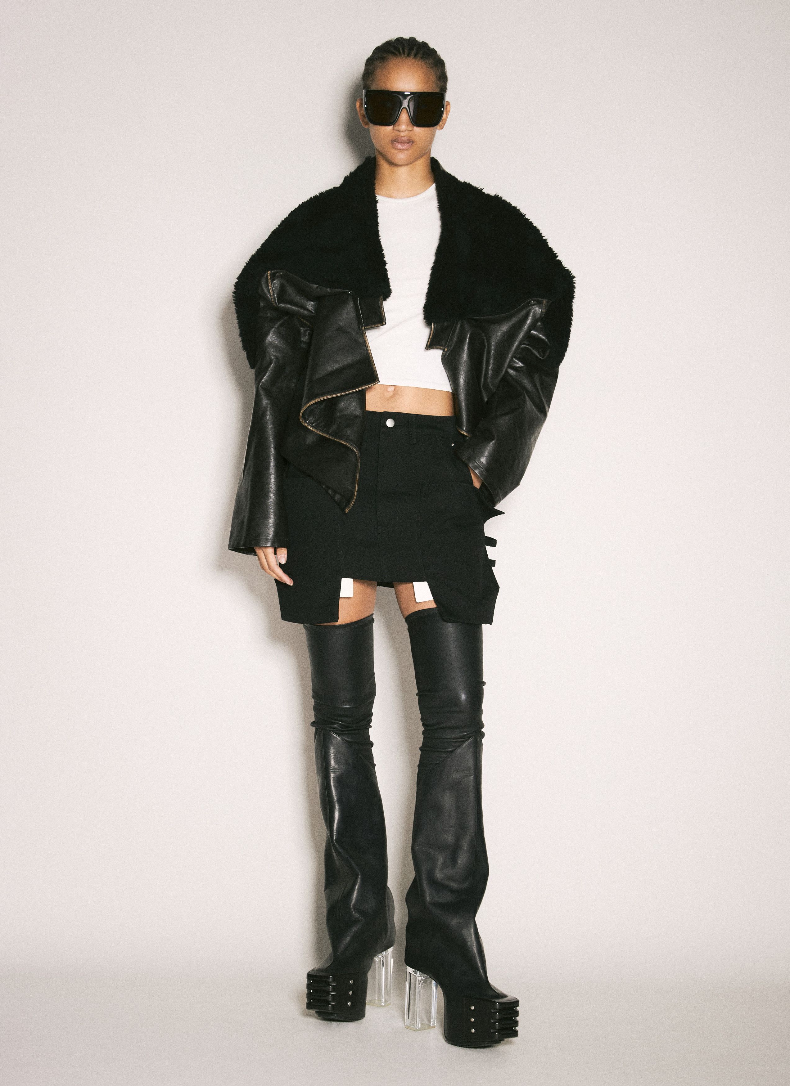 Rick Owens Stefan Mini Skirt Size 28" / US 6 / IT 42 - 2 Thumbnail