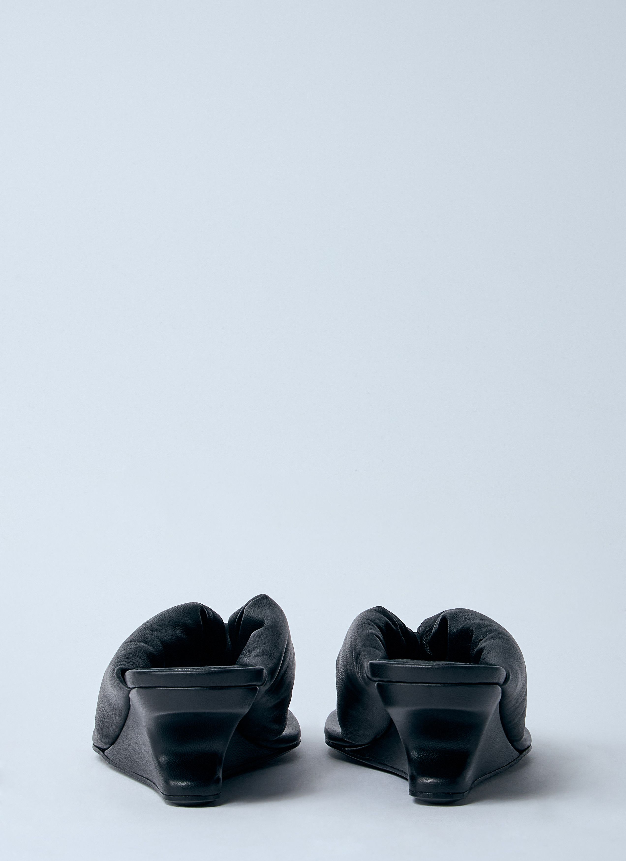 Rick Owens Leather Thong Wedge Sandals Size US 7 / IT 37 - 5 Thumbnail