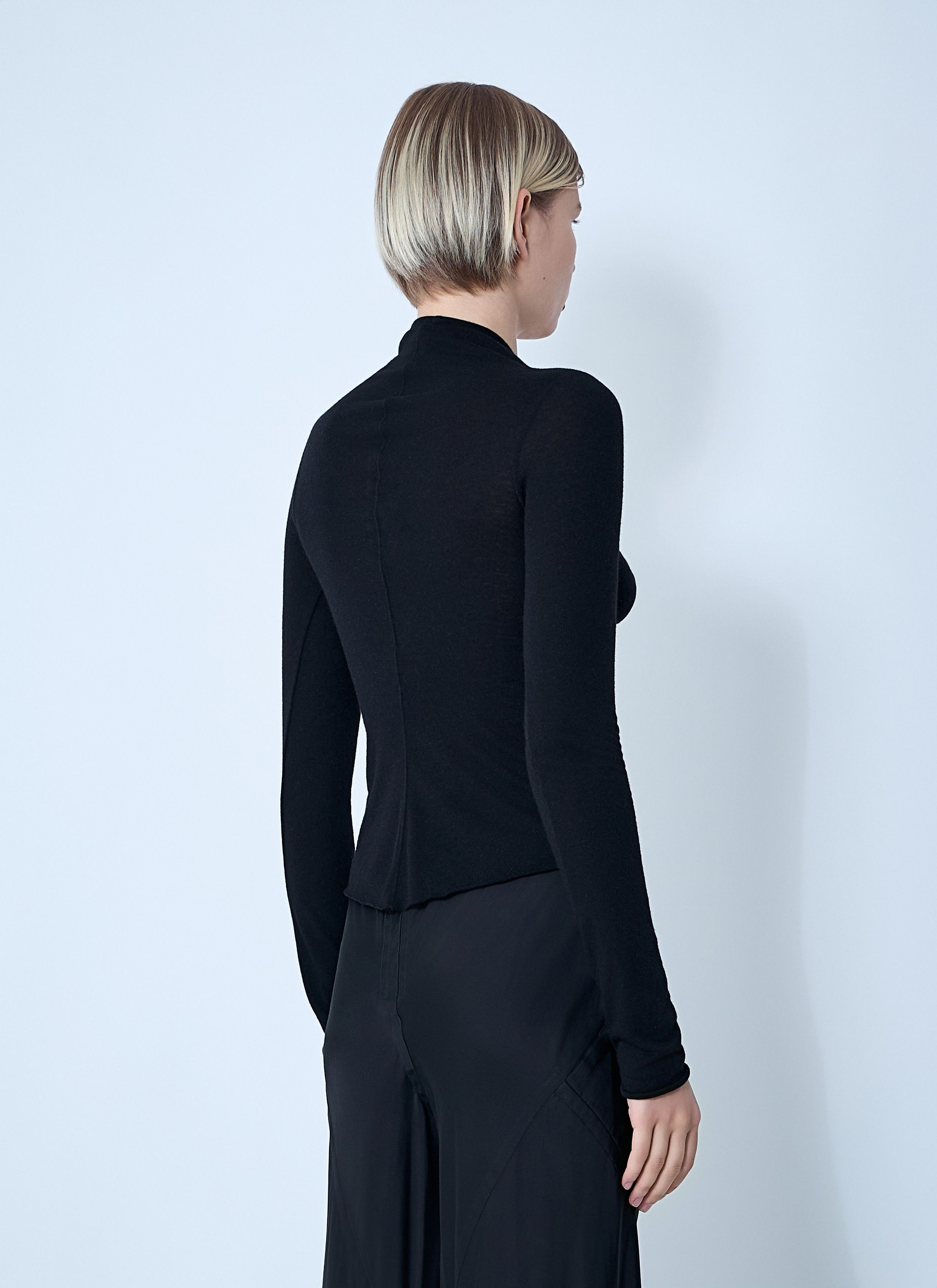 Rick Owens Allanah Long Sleeve Top Size M / US 6-8 / IT 42-44 - 4 Thumbnail