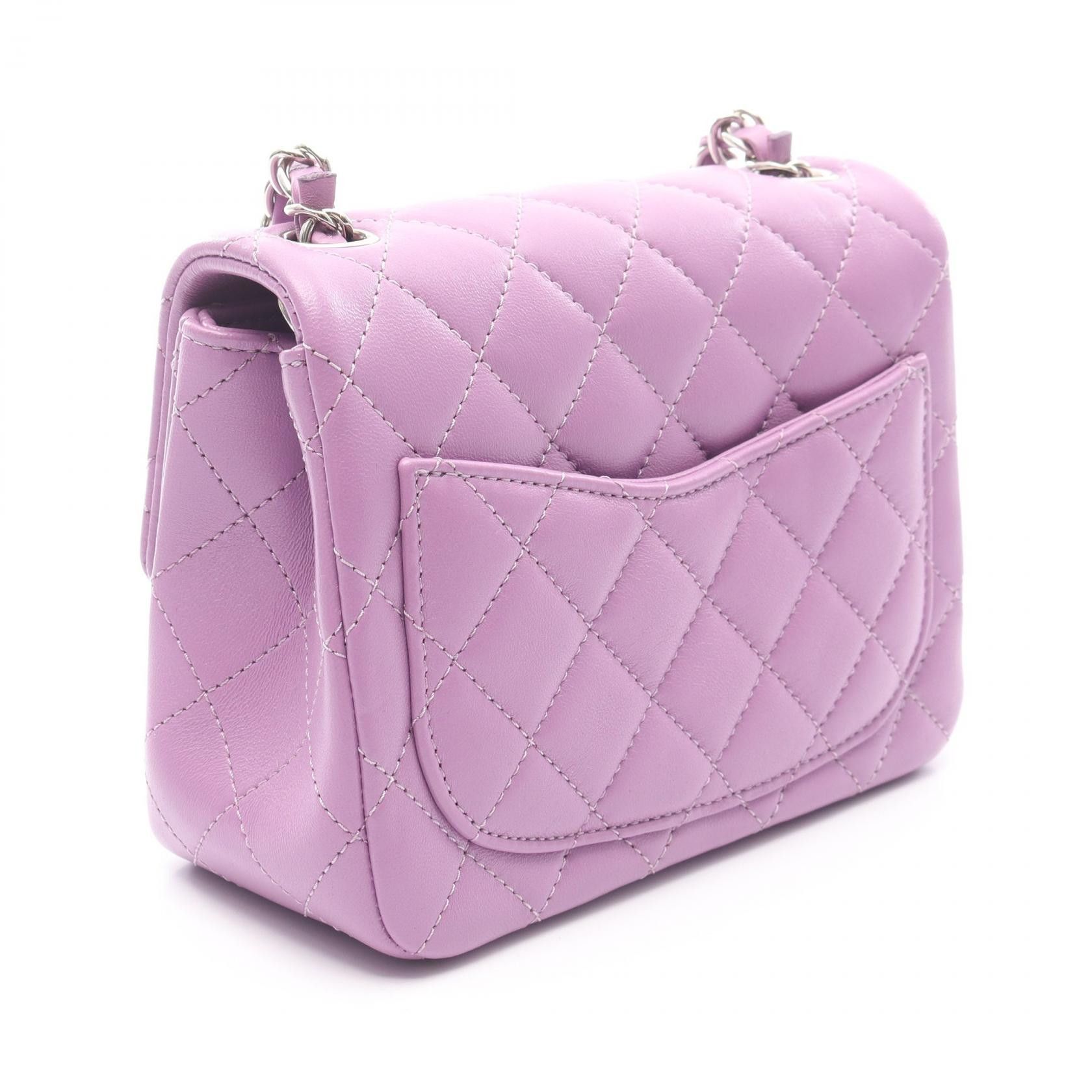 Chanel Chanel Chanel Mini Matelasse Lambskin Shoulder Bag Leather Shoulder Bag A35200 Size ONE SIZE - 2 Thumbnail