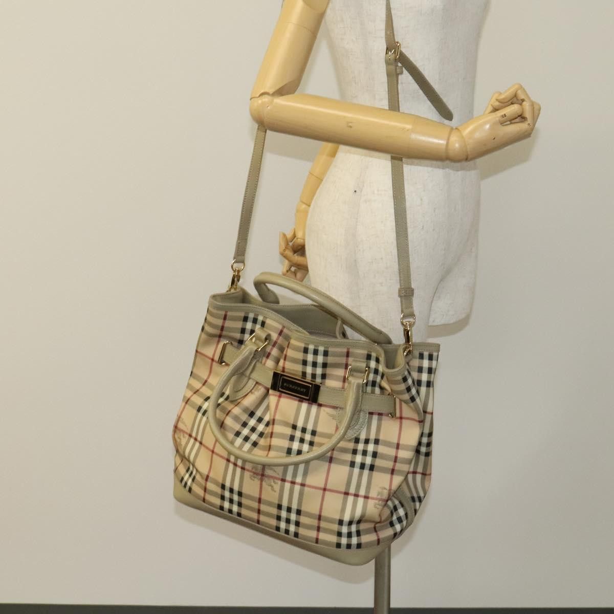 Burberry Burberry Nova Check handbag Size ONE SIZE - 15 Thumbnail
