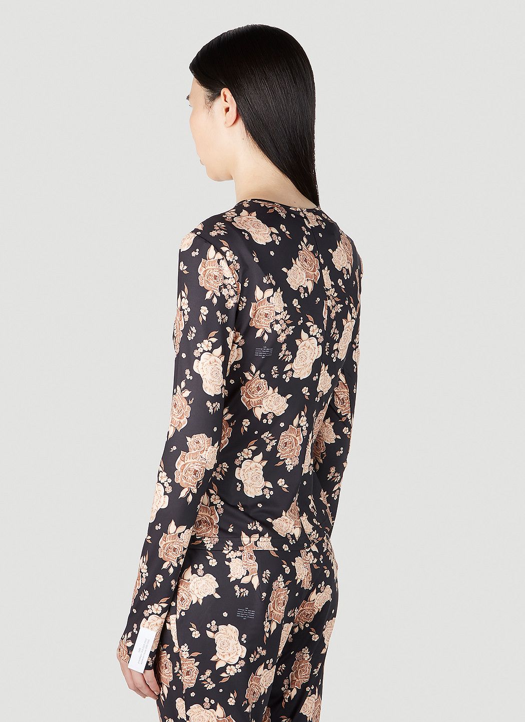 rokh Floral Jersey Top Size M / US 6-8 / IT 42-44 - 4 Thumbnail