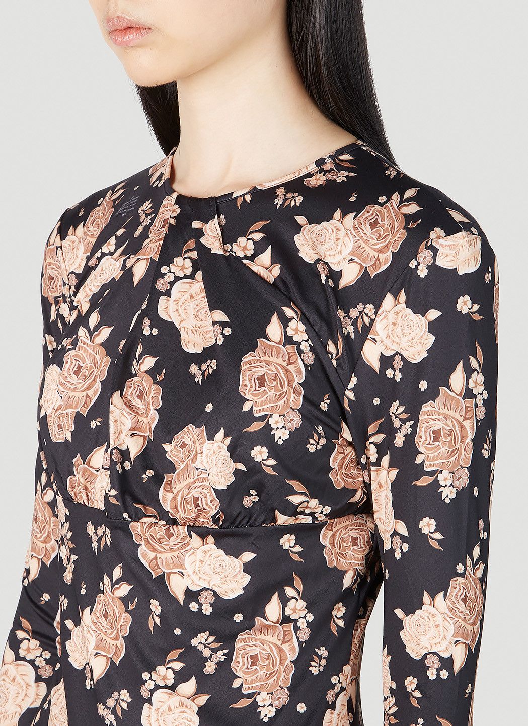 rokh Floral Jersey Top Size M / US 6-8 / IT 42-44 - 5 Thumbnail