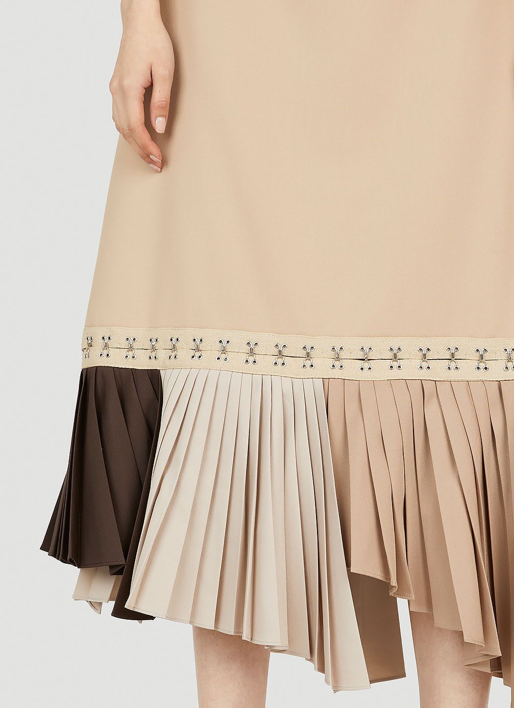 rokh Hook And Eye Tape Pleat Skirt Size 34" / US 12 / IT 48 - 6 Thumbnail