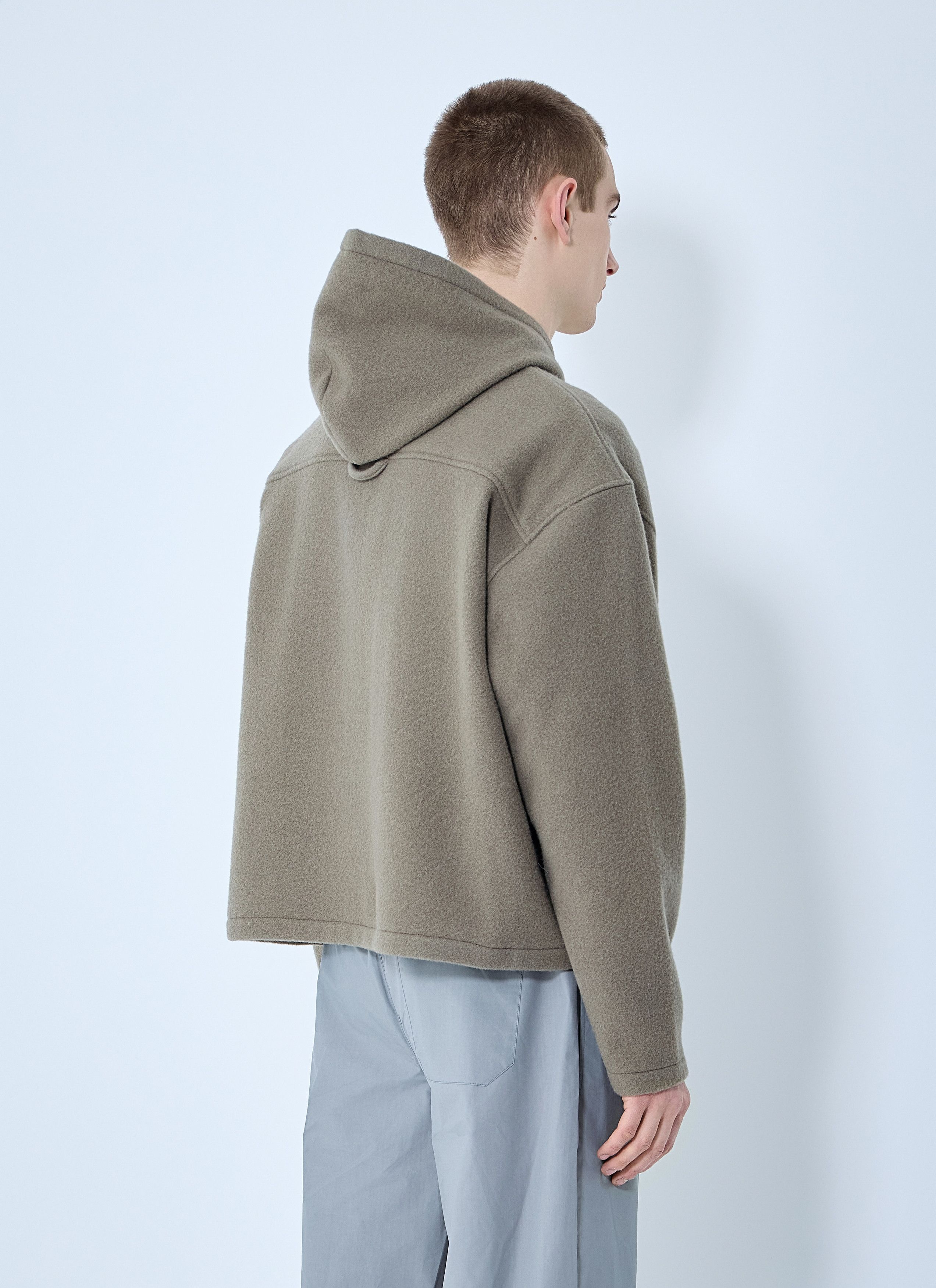 Fleece Hooded Sweatshirt Sweaters Knitwear