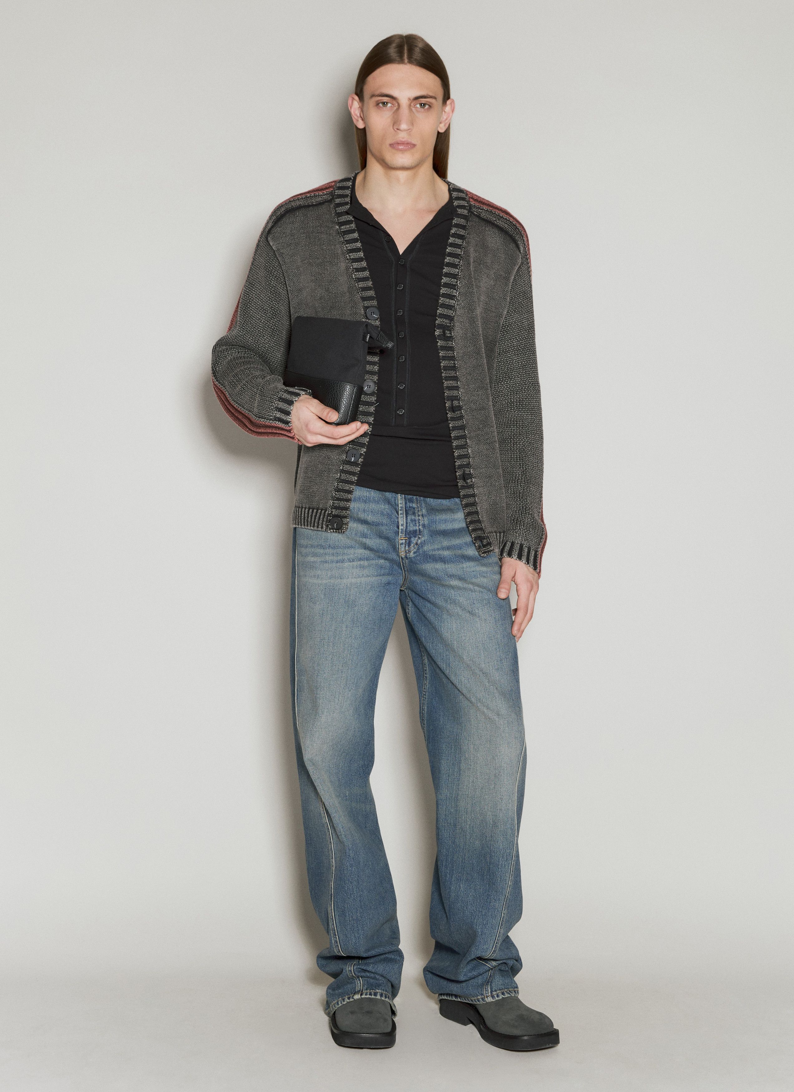 Song For The Mute Distressed Oversized Mohair Sweater Size US L / EU 52-54 / 3 - 2 Thumbnail