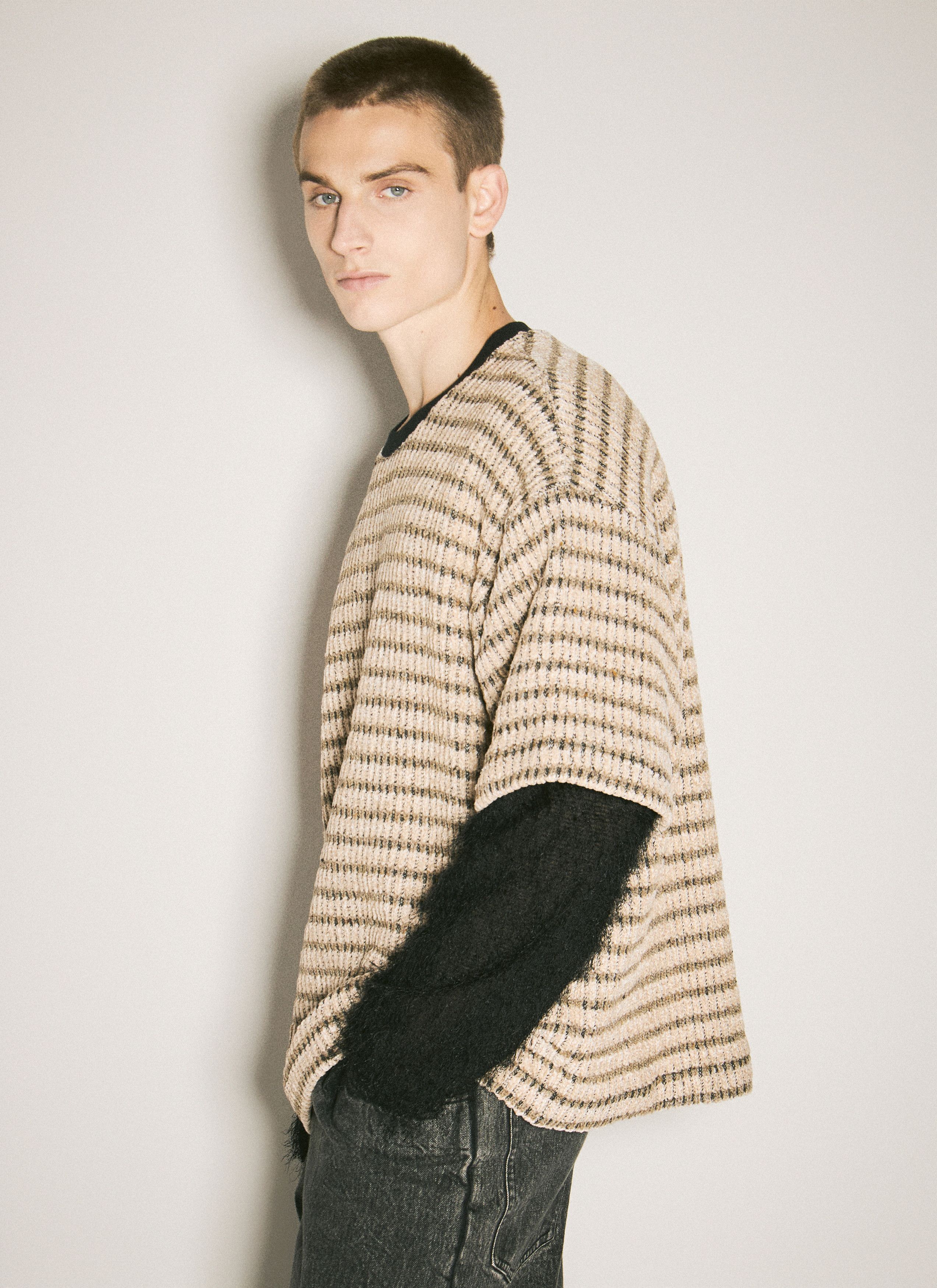 Song For The Mute Double-Layered Sleeves Sweater Size US XL / EU 56 / 4 - 4 Thumbnail