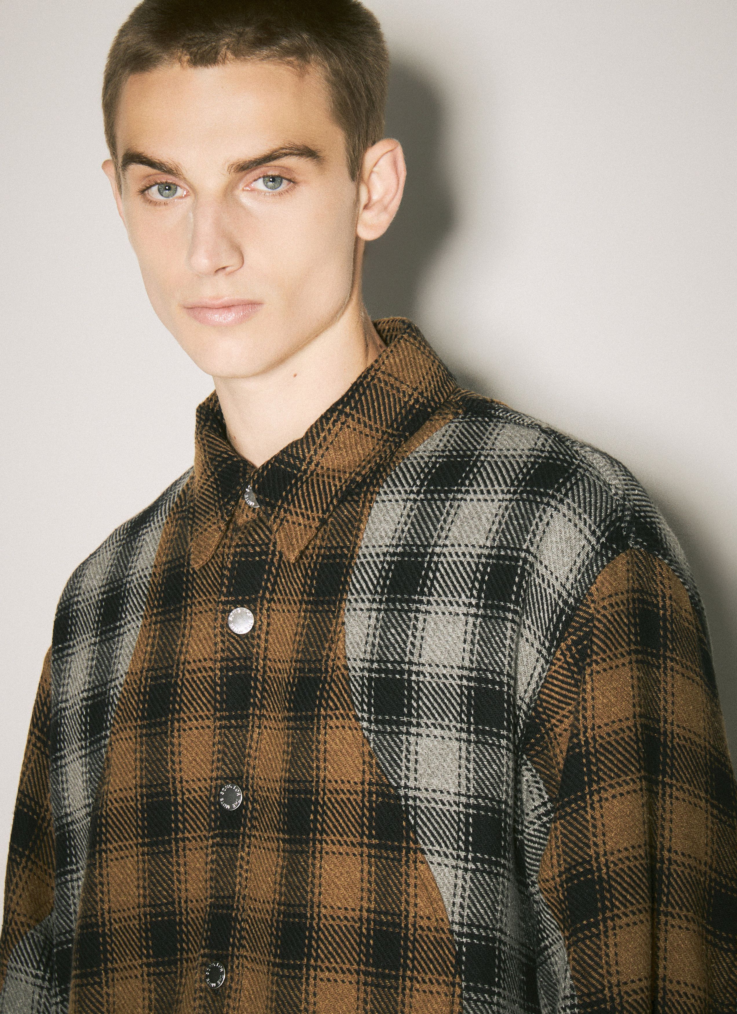 Song For The Mute Plaid Shirt Jacket Size US L / EU 52-54 / 3 - 3 Thumbnail