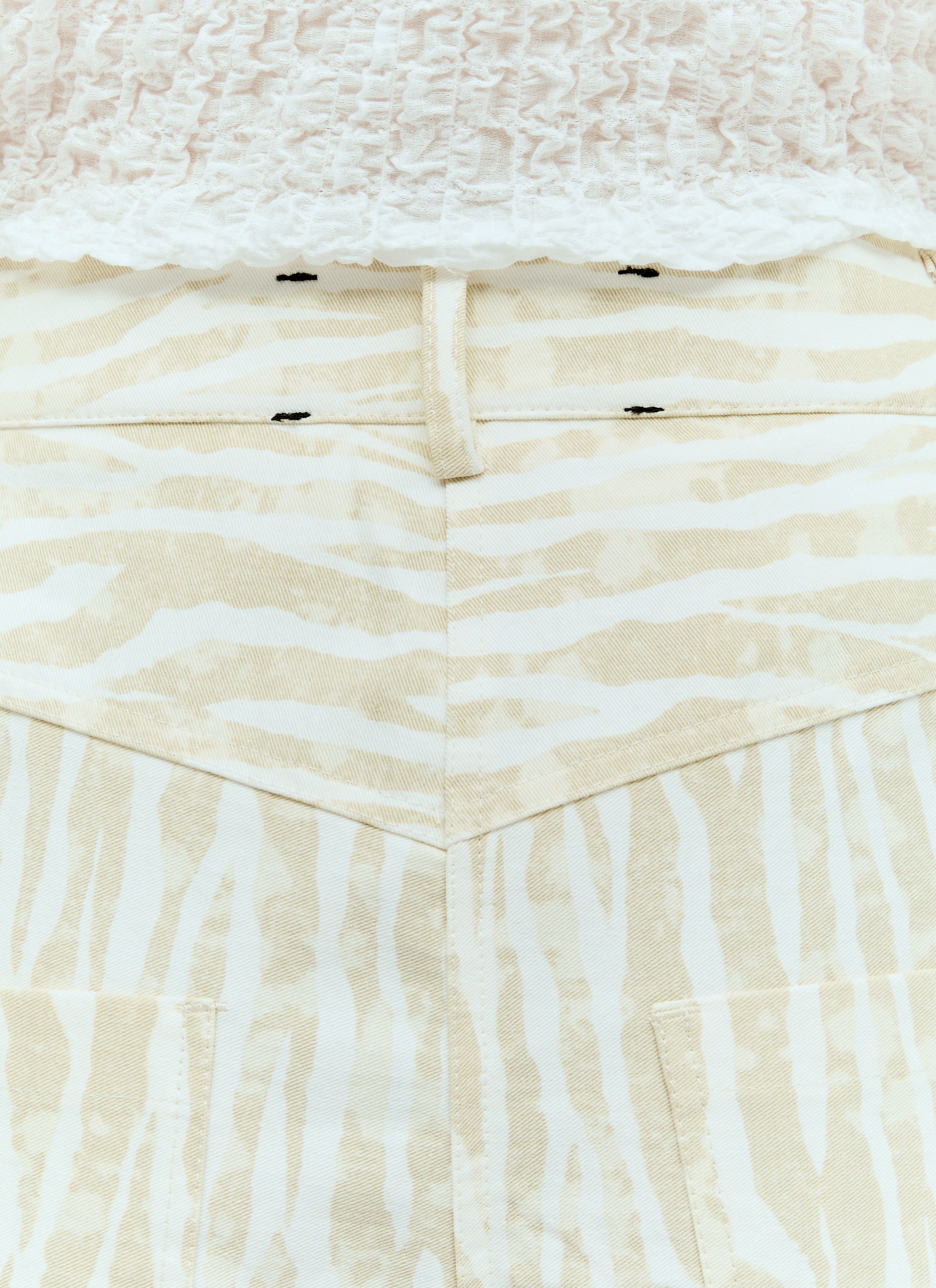 Song For The Mute Printed Pants Size 32" / US 10 / IT 46 - 5 Thumbnail