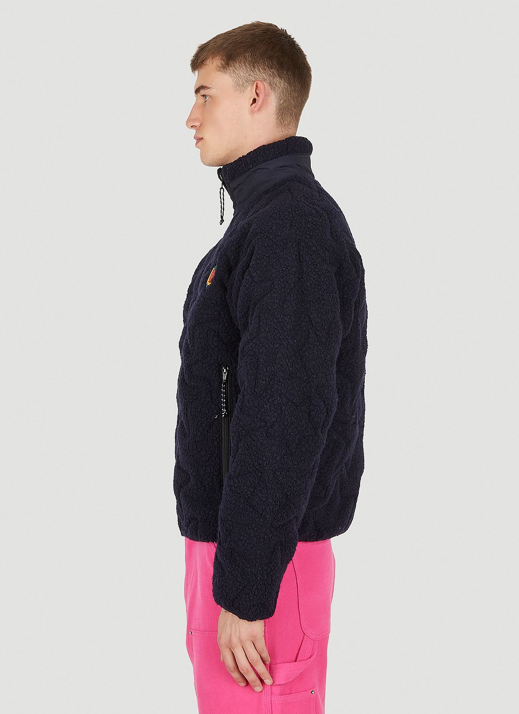 Sky High Farm Workwear Quilted Fleece Zip Jacket Size XL / US 12-14 / IT 48-50 - 3 Thumbnail