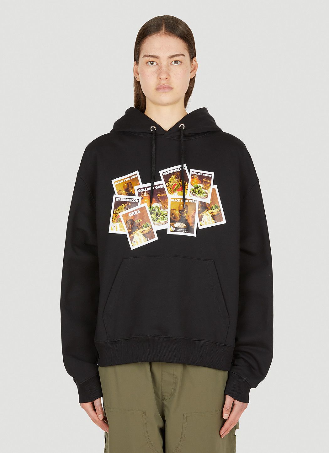 Sky High Farm Workwear x Denim Tears Hooded Sweatshirt Size US L / EU 52-54 / 3 - 6 Thumbnail