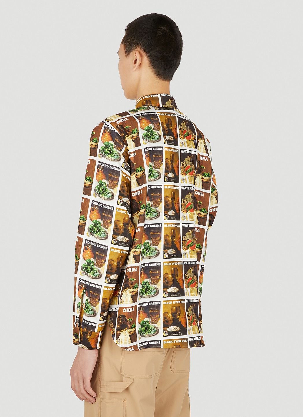 Sky High Farm Workwear x Denim Tears All Over Print Shirt Size L / US 10 / IT 46 - 4 Thumbnail