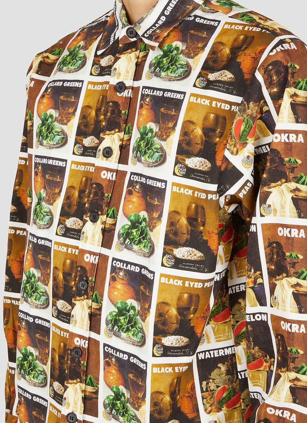 Sky High Farm Workwear x Denim Tears All Over Print Shirt Size S / US 4 / IT 40 - 5 Thumbnail