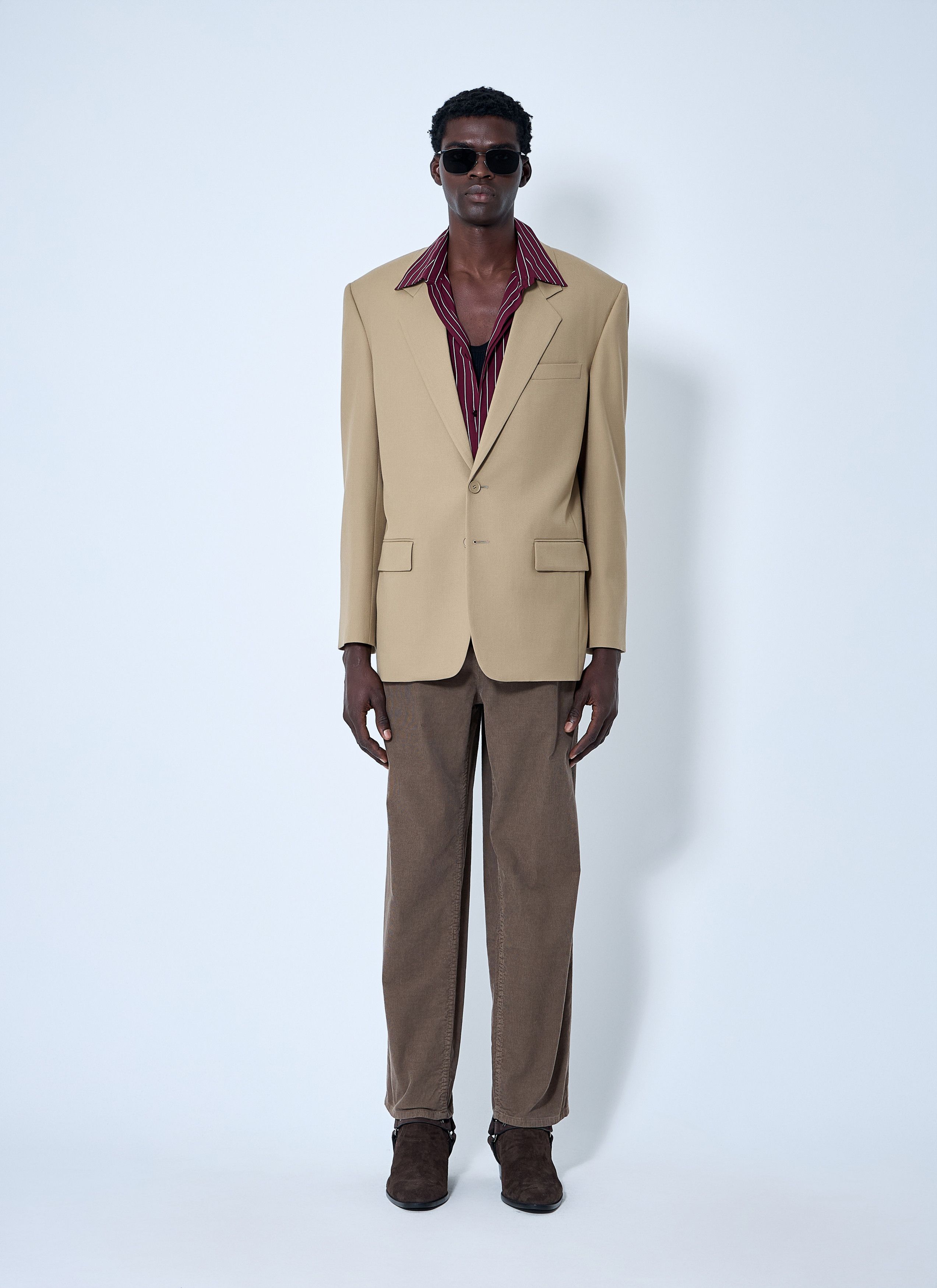 Saint Laurent Paris Yves Wool Blazer Size US M / EU 48-50 / 2 - 2 Thumbnail