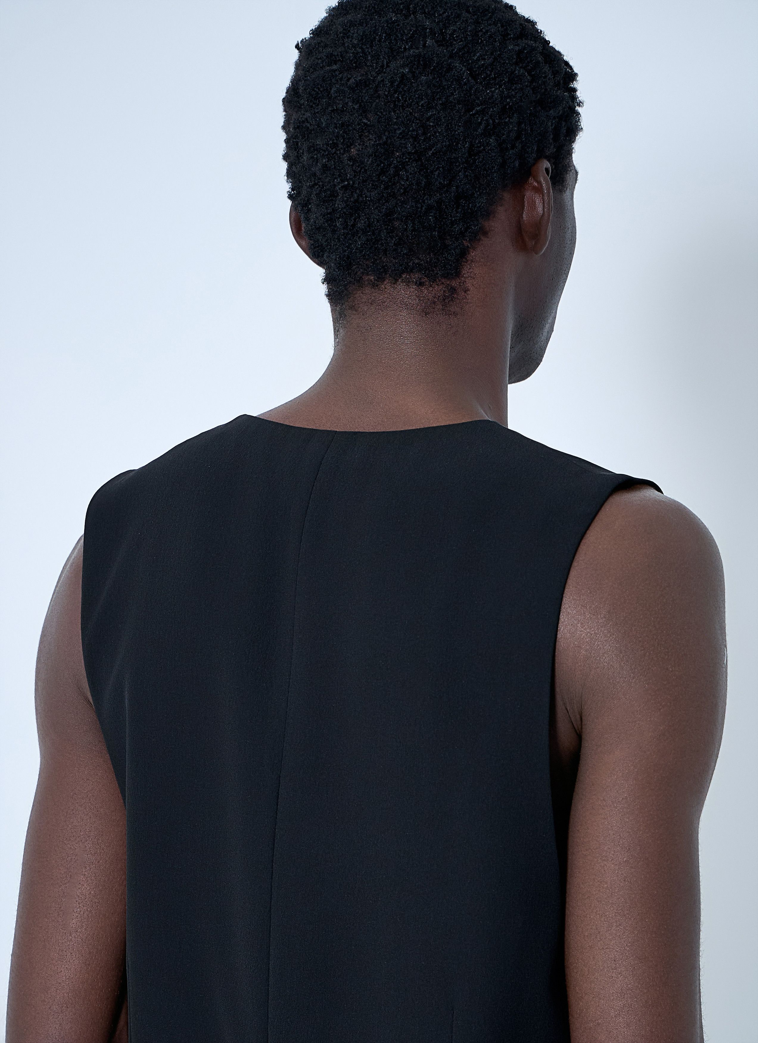 Saint Laurent Paris Silk Crepe Waistcoat Size US L / EU 52-54 / 3 - 6 Thumbnail