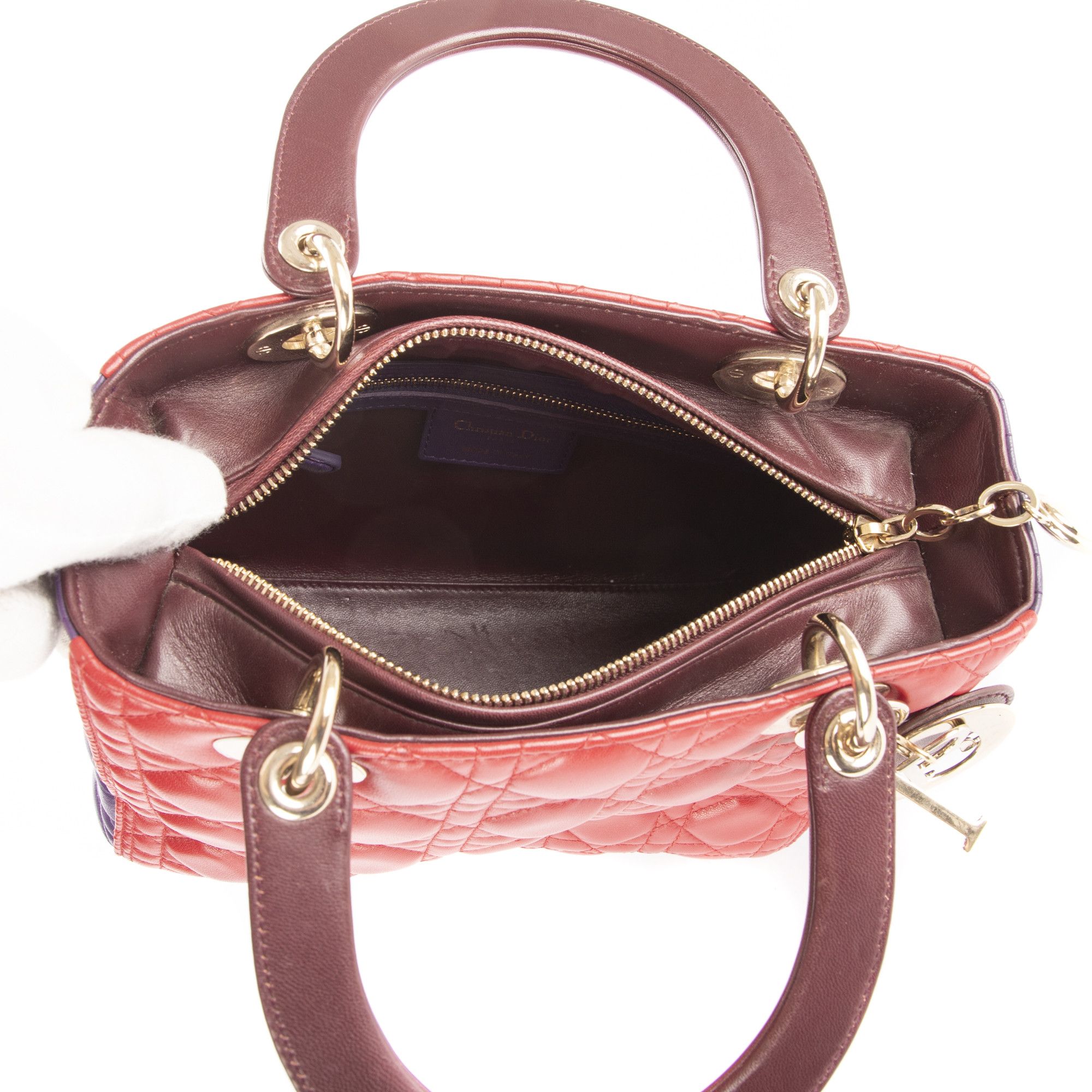 Dior Medium Lady Dior Zip PM Size ONE SIZE - 9 Thumbnail