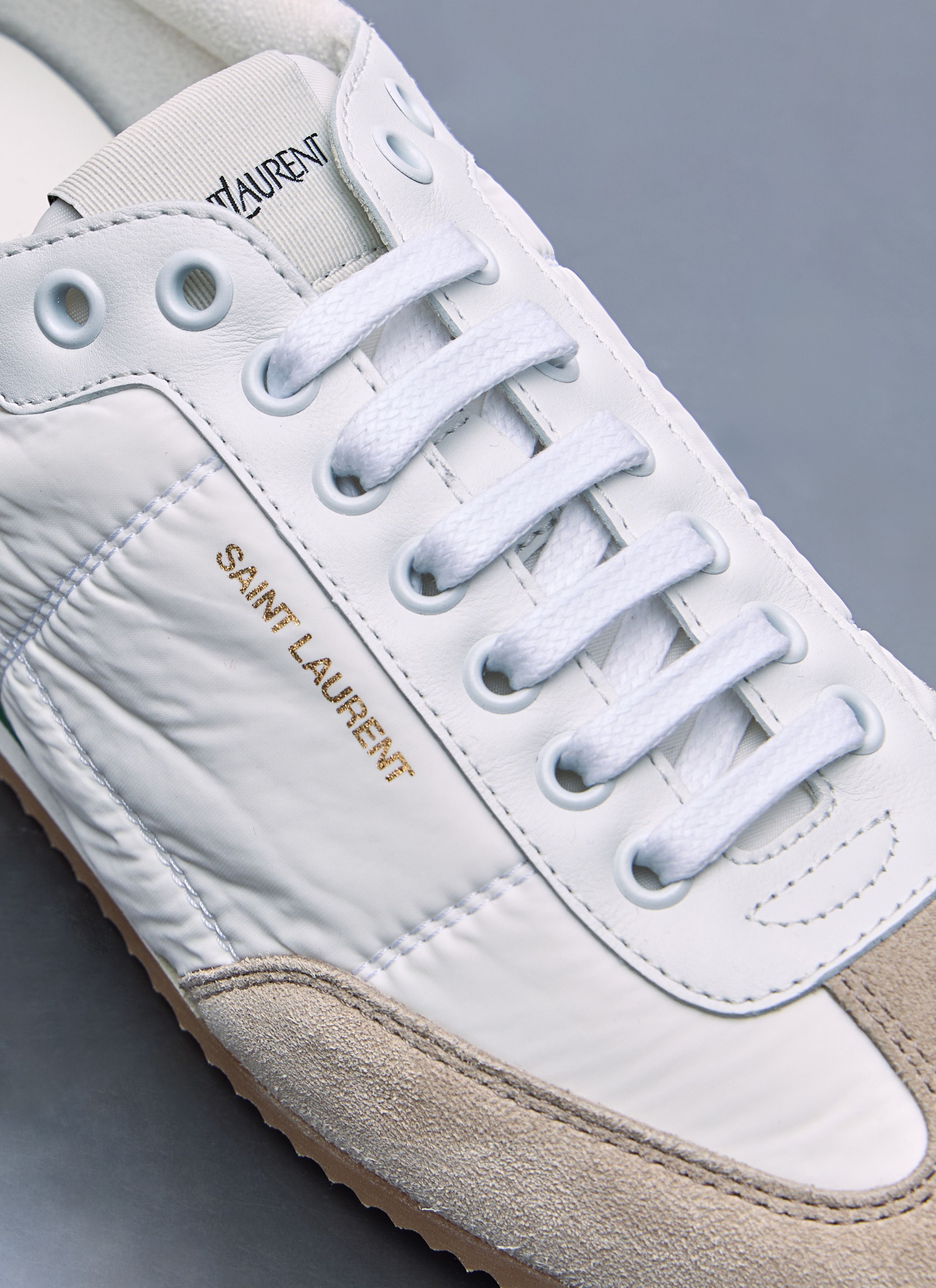 Saint Laurent Paris Circle Sneakers Size US 7 / IT 37 - 2 Thumbnail