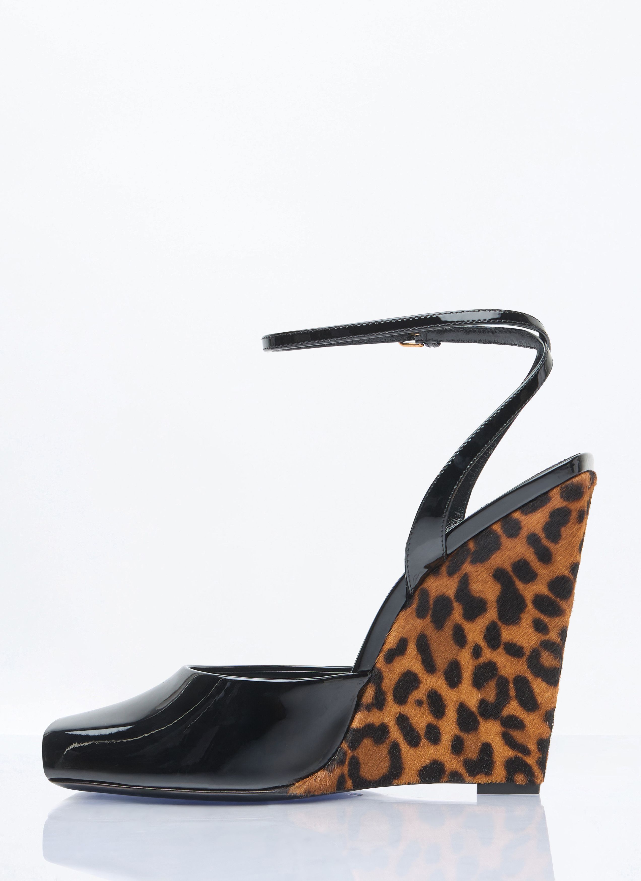 Saint Laurent Paris Le Scandale Wedges Size US 11 / IT 41 - 4 Thumbnail