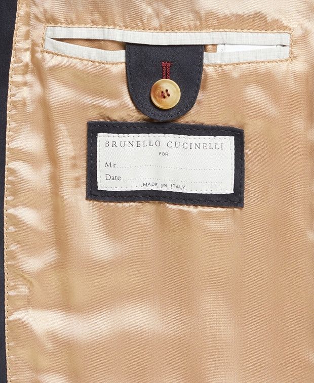 Leather blazer