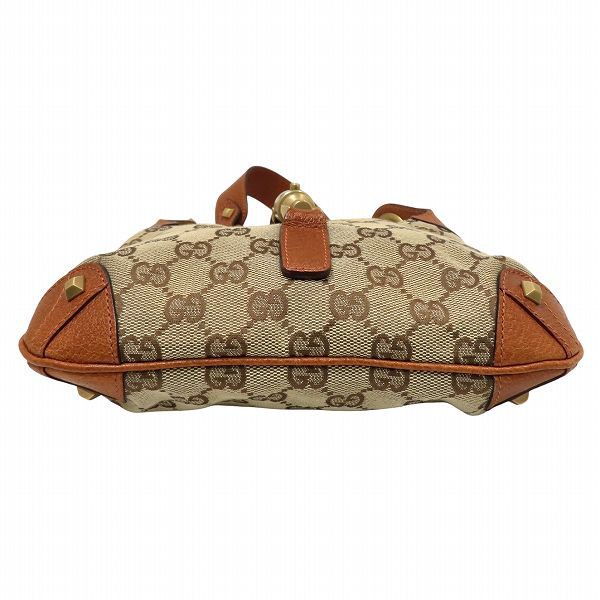 Gucci Gucci Gucci Jackie Leather Canvas Handbag Leather Handbag 120885 Size ONE SIZE - 3 Thumbnail