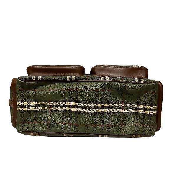 Burberry Burberry Burberry Check PVC Leather Shoulder Bag Canvas Shoulder Bag Size ONE SIZE - 2 Thumbnail