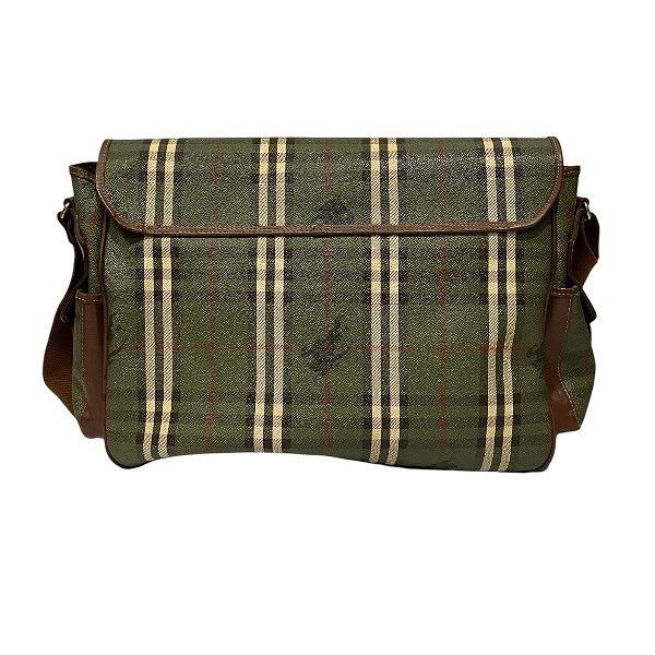 Burberry Burberry Burberry Check PVC Leather Shoulder Bag Canvas Shoulder Bag Size ONE SIZE - 3 Thumbnail