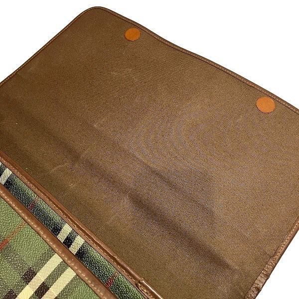 Burberry Burberry Burberry Check PVC Leather Shoulder Bag Canvas Shoulder Bag Size ONE SIZE - 8 Thumbnail